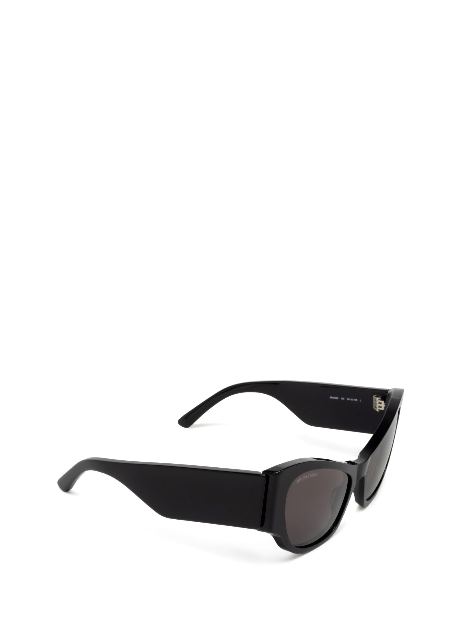 Shop Balenciaga Bb0259s Black Sunglasses