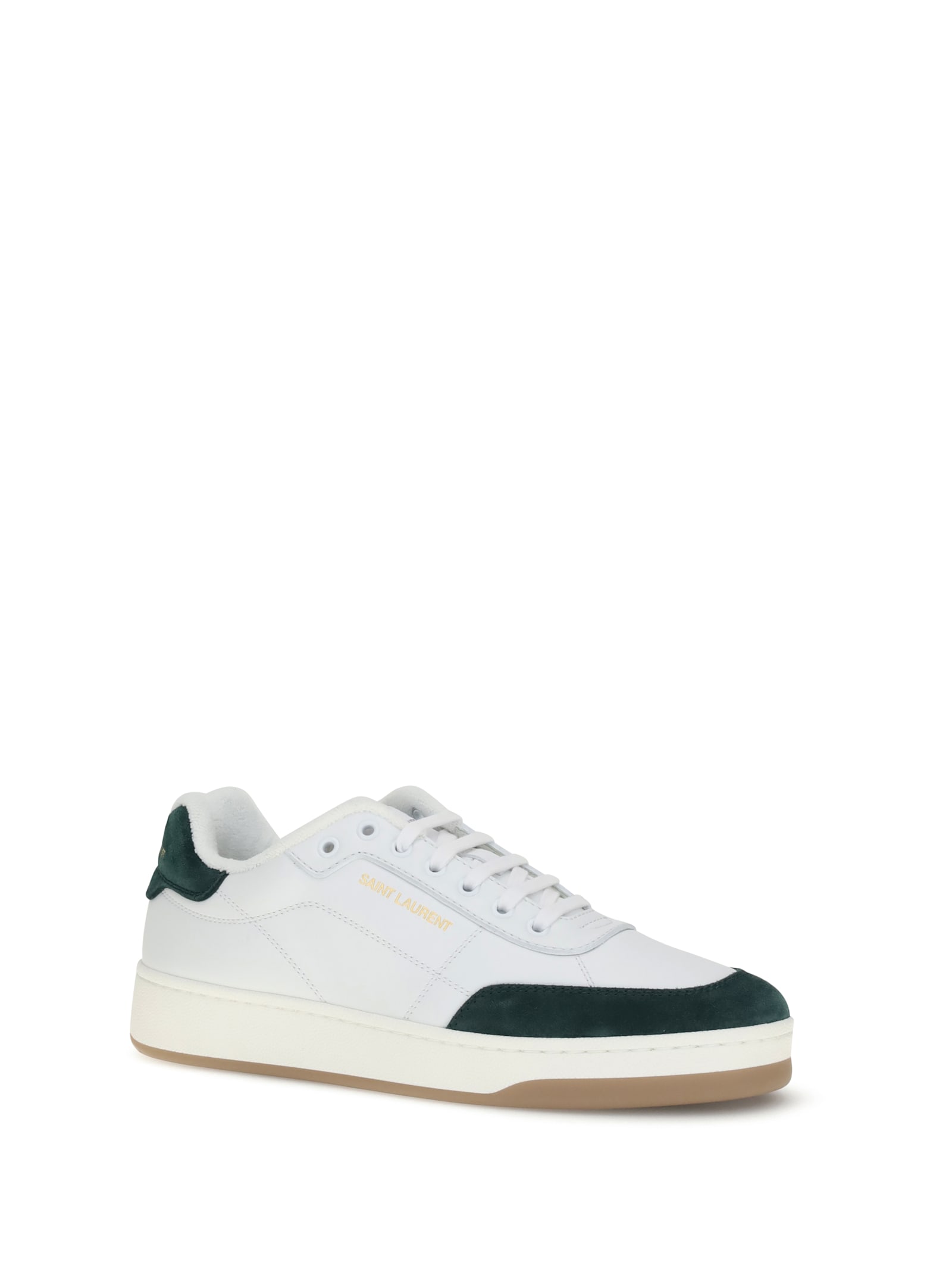 Saint Laurent Sl 61 Low Top Sneakers In White