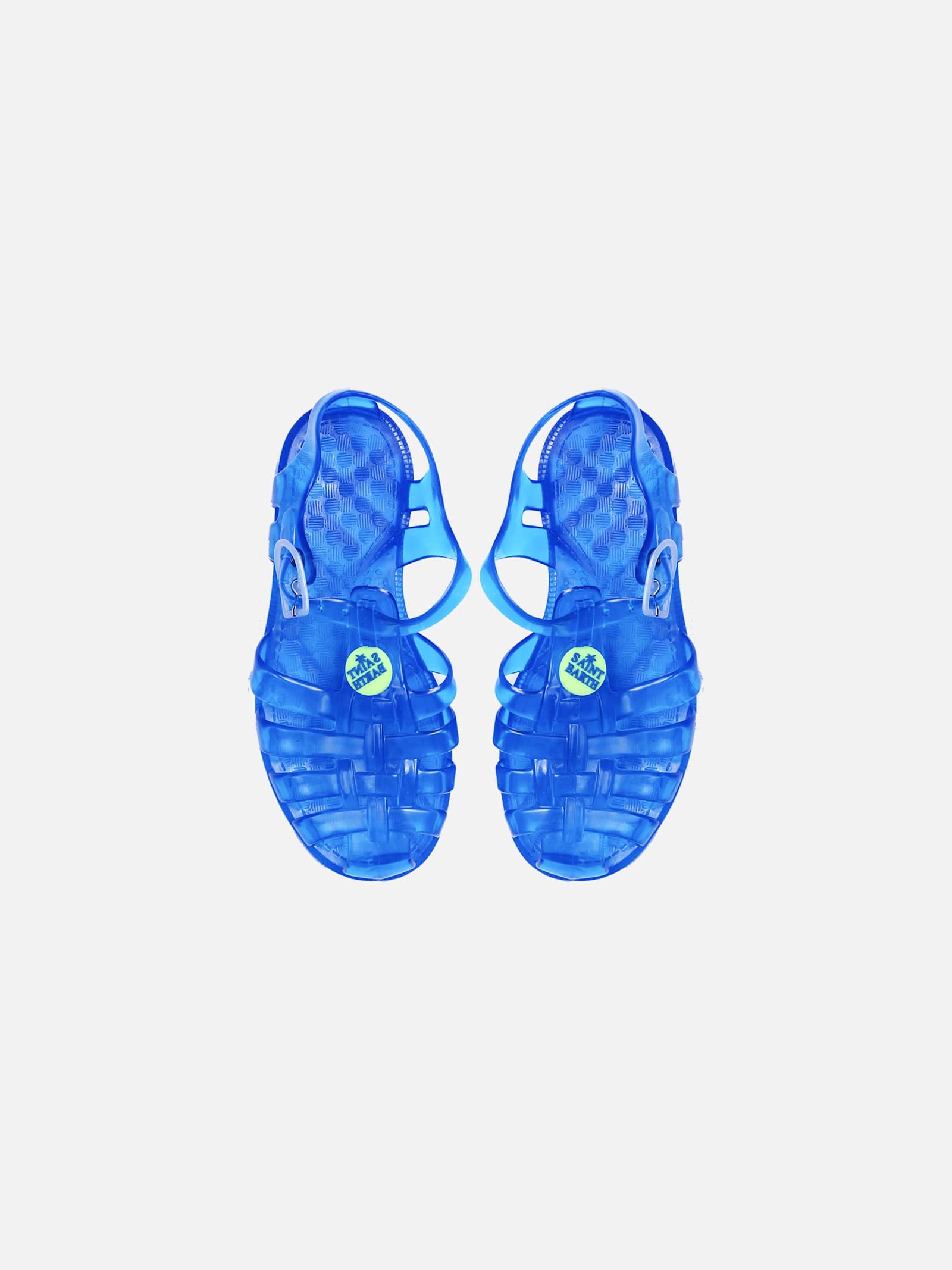 Mc2 Saint Barth Girls Bluette Jelly Sandals In Sky