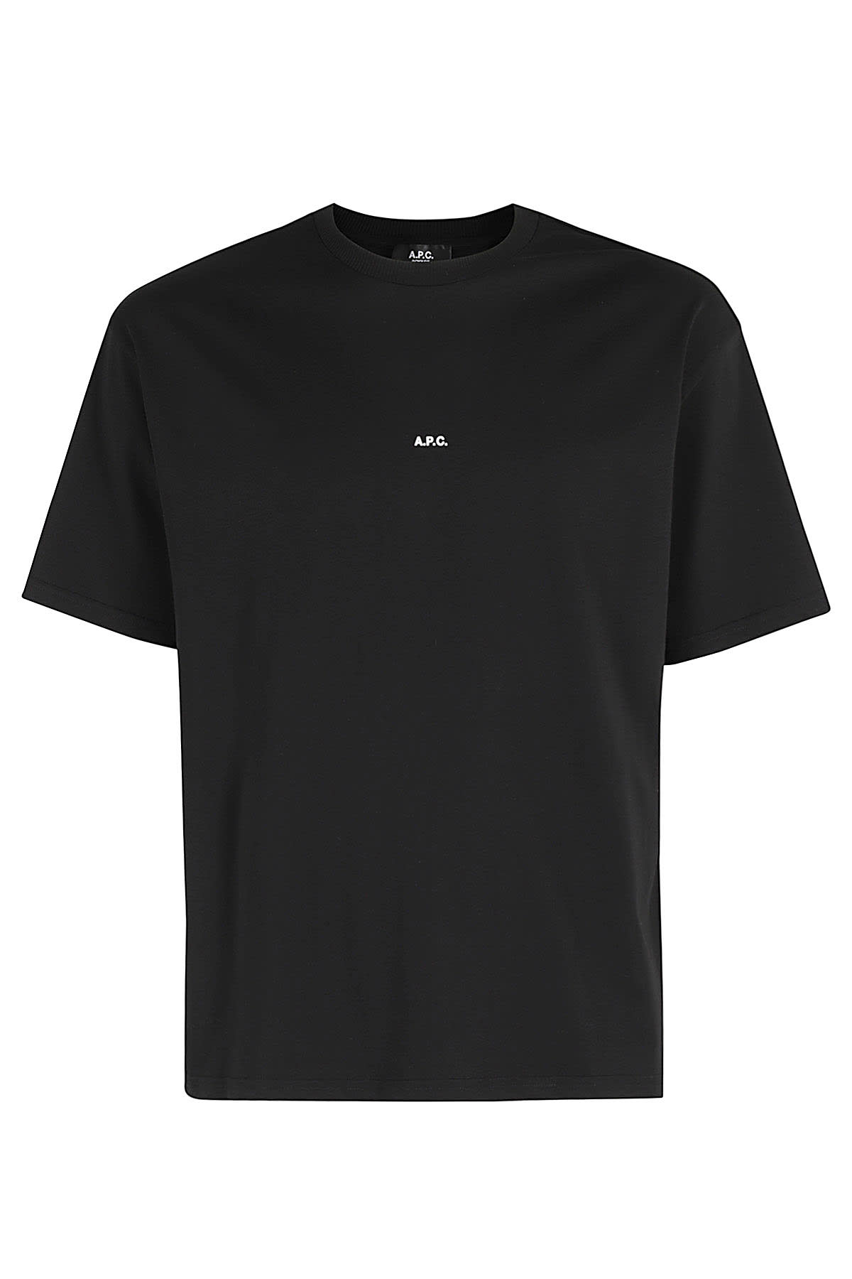 A. P.C. boxy Black Cotton T-shirt