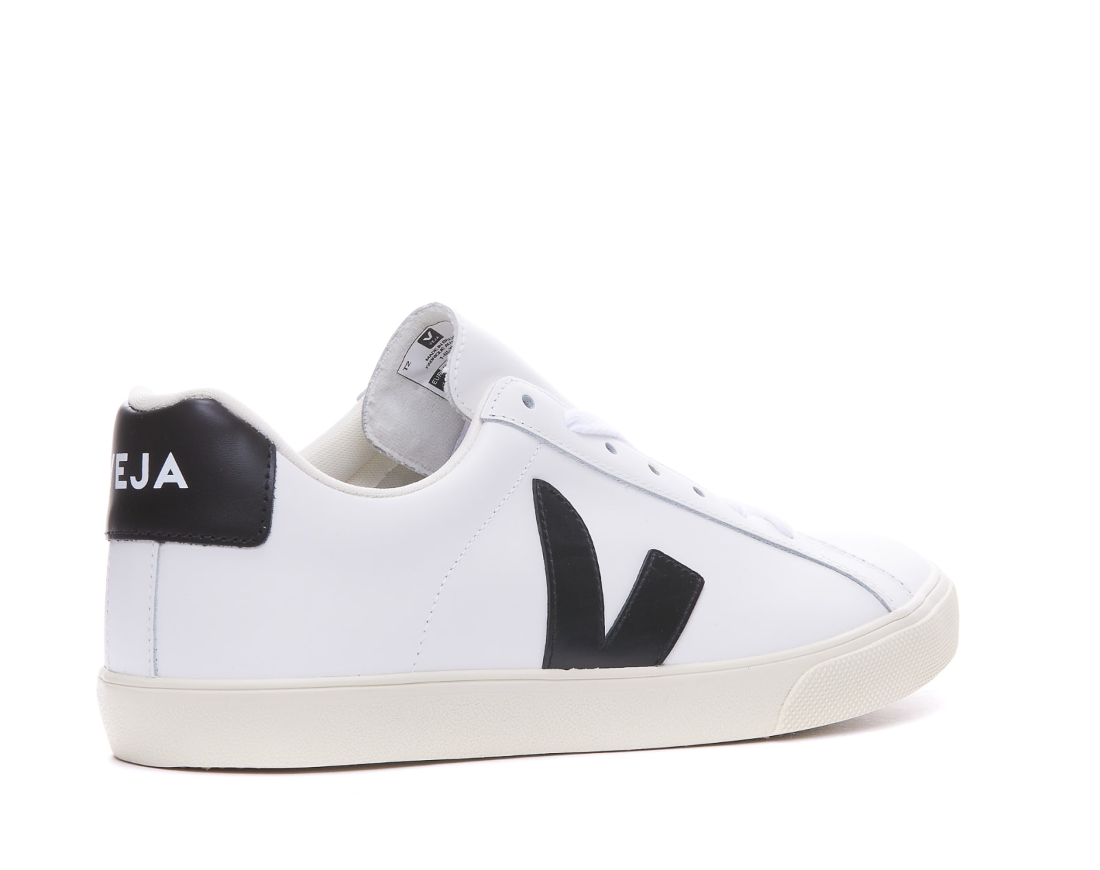 Shop Veja Esplar Sneakers In Extra White Black