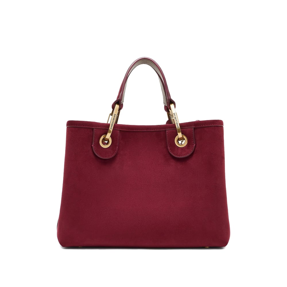 Emporio Armani Dolce & Gabbana Silk Rigato Shirt In Red