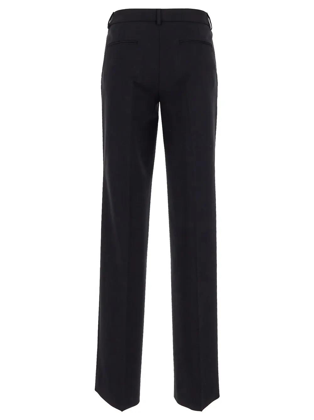 Shop Lardini Classic Trousers In Black