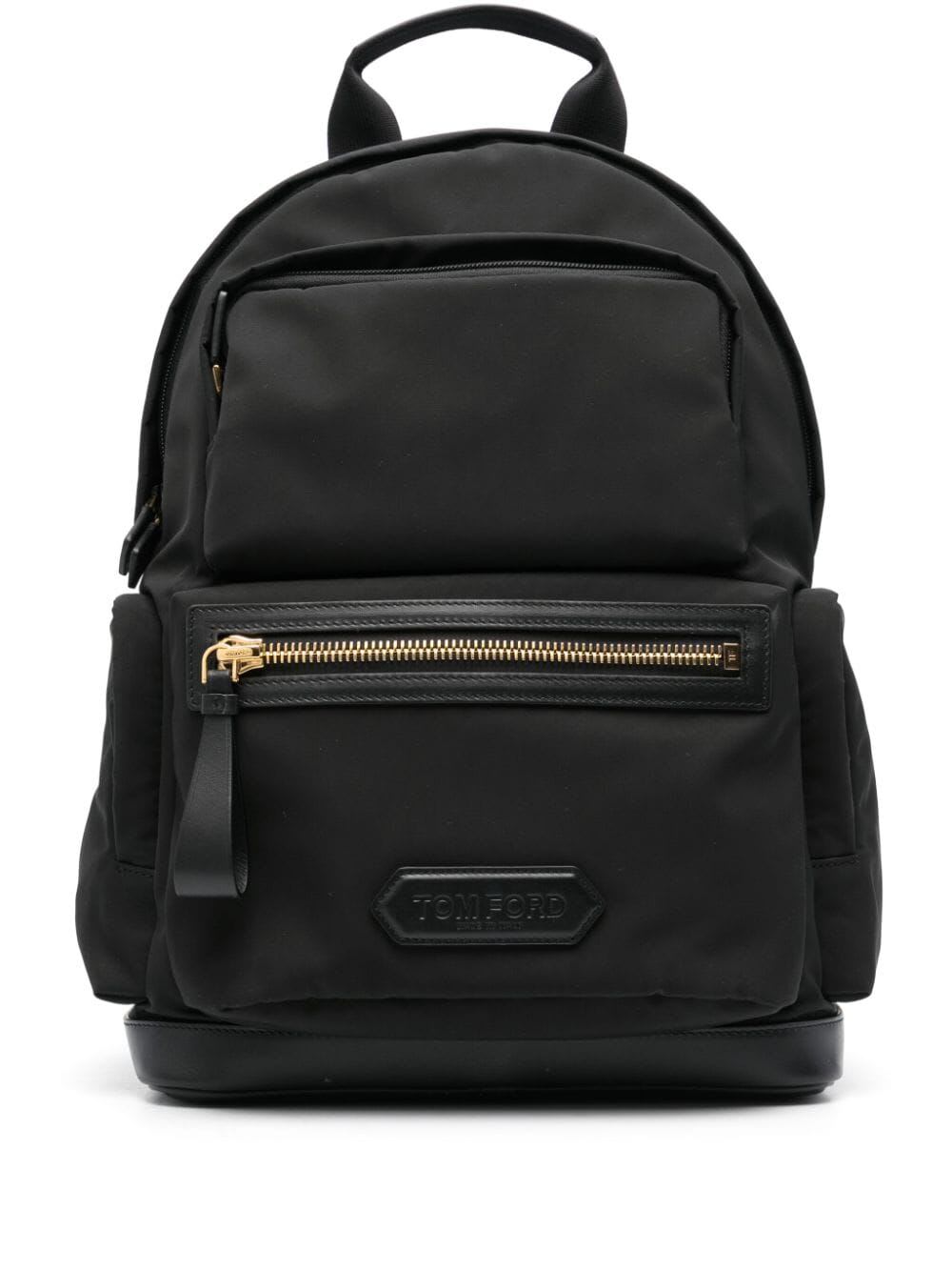 Shop Tom Ford Recycled Nylon Backpack In Black