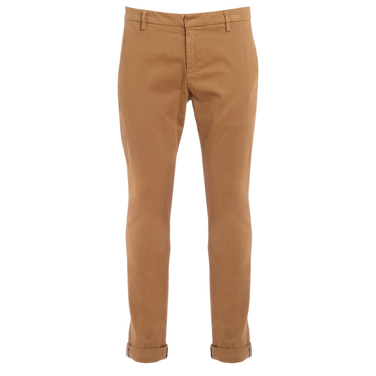 Dondup Gaubert Camel Pants In Marrone