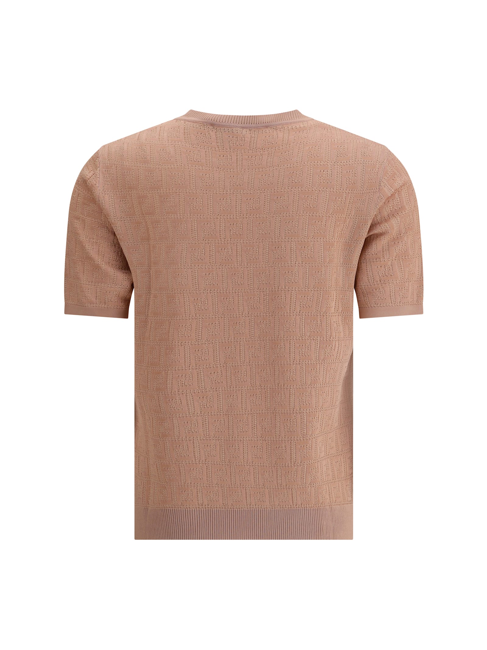 Fendi Ff Cotton And Viscose Sweater