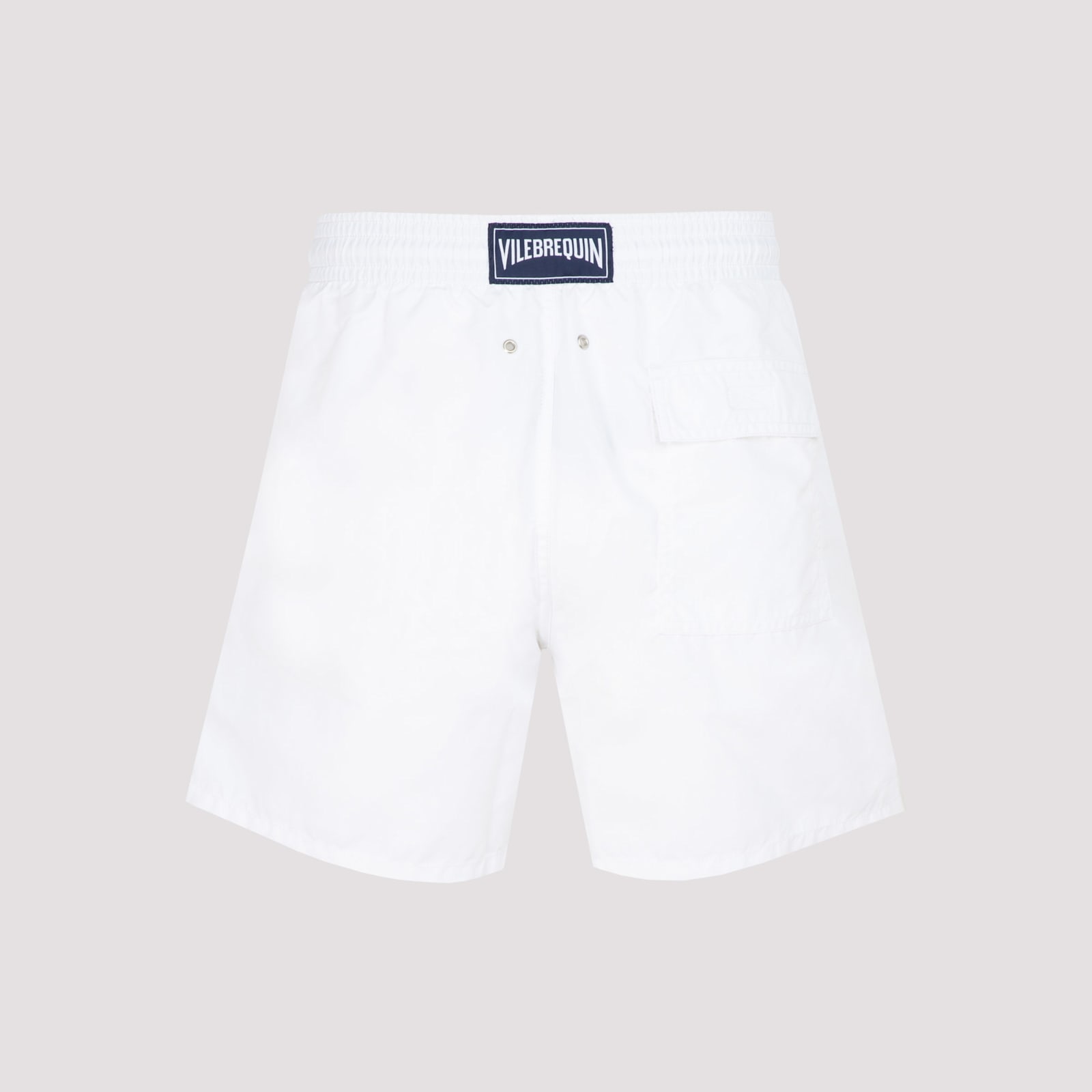 Vilebrequin Plain-coloured Beach Shorts In White