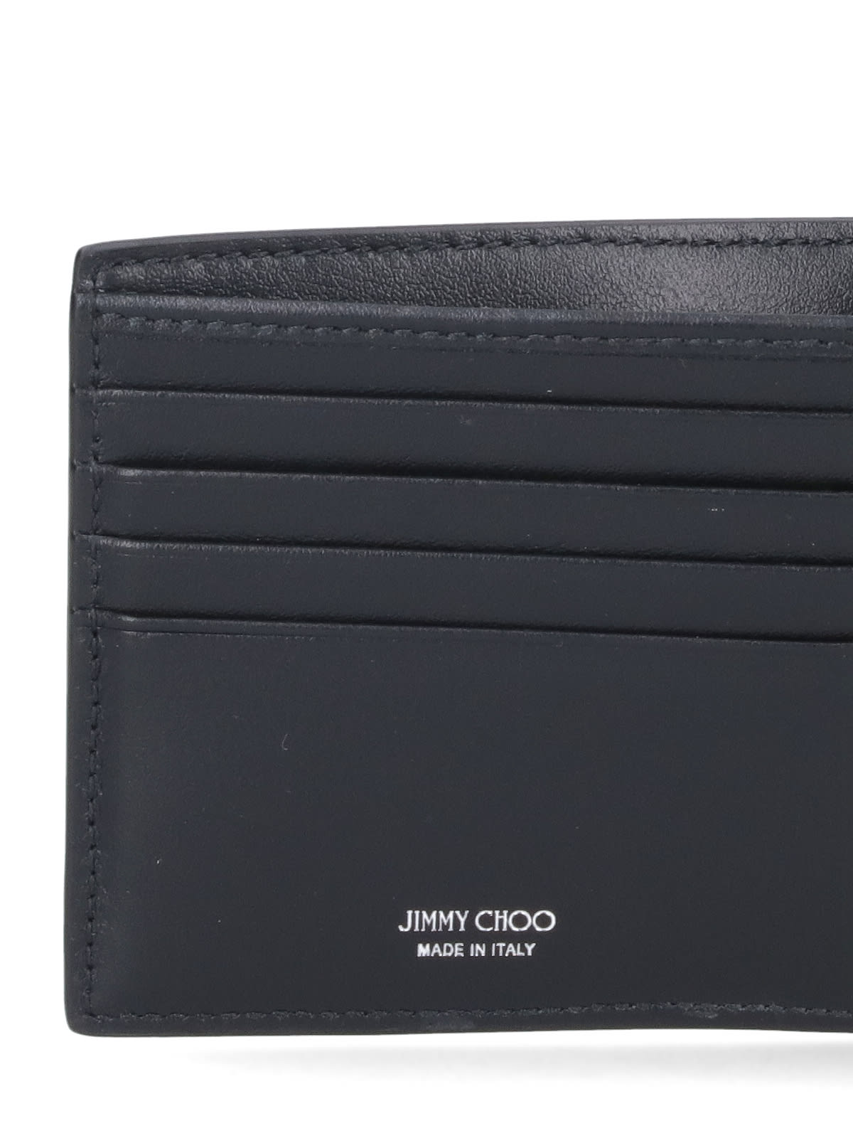 Shop Jimmy Choo Luka Bi-fold Wallet In Black