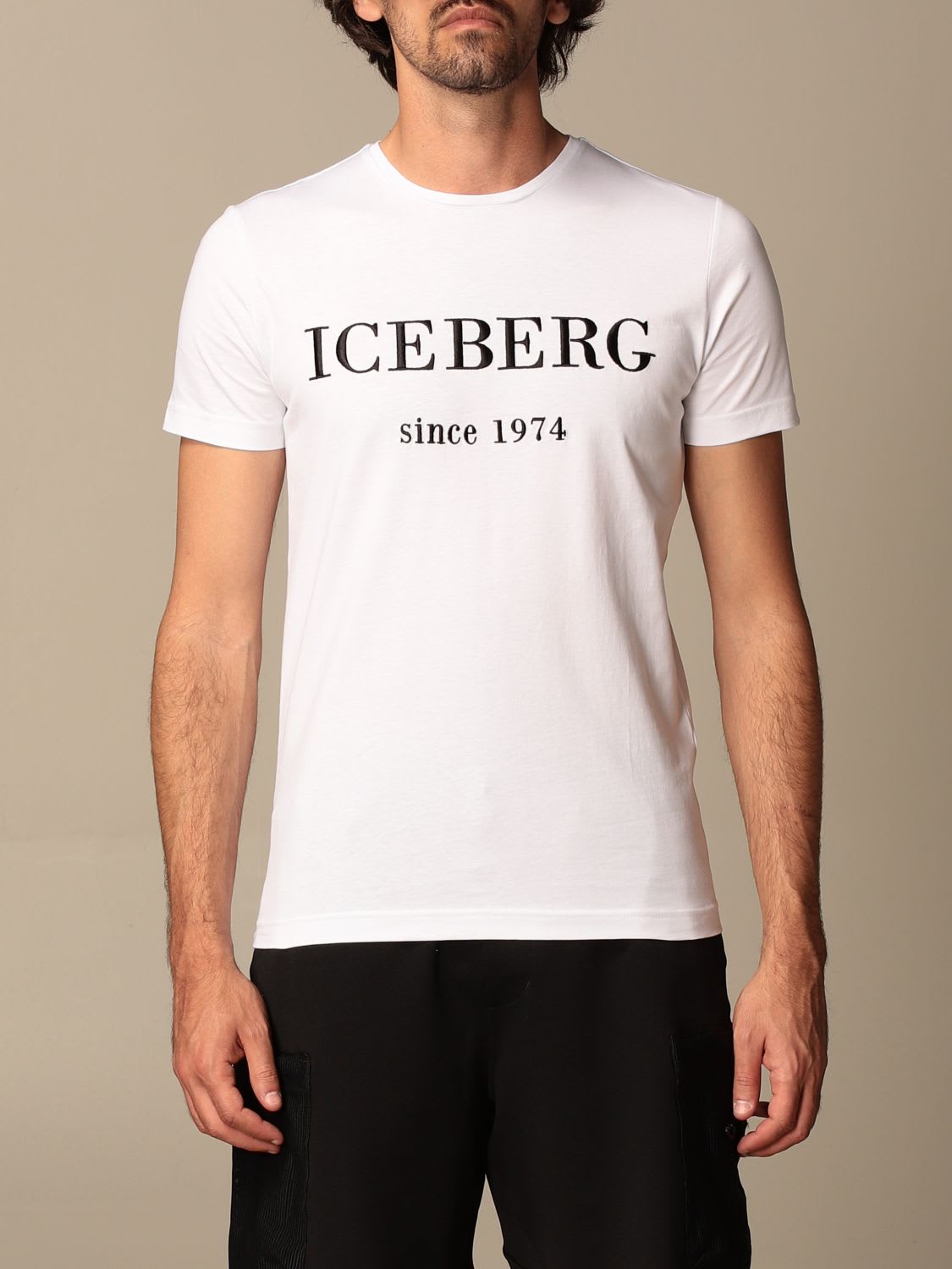 Iceberg T-shirt Iceberg Cotton T-shirt With Big Logo