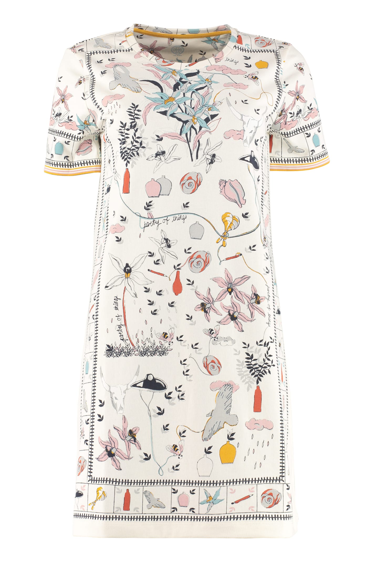 tory burch printed t shirt dress