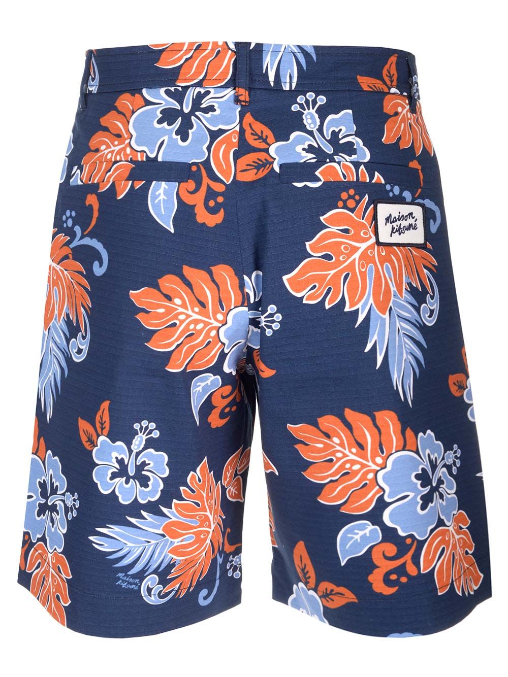 Shop Maison Kitsuné Resort Bermuda Shorts In Multicolor