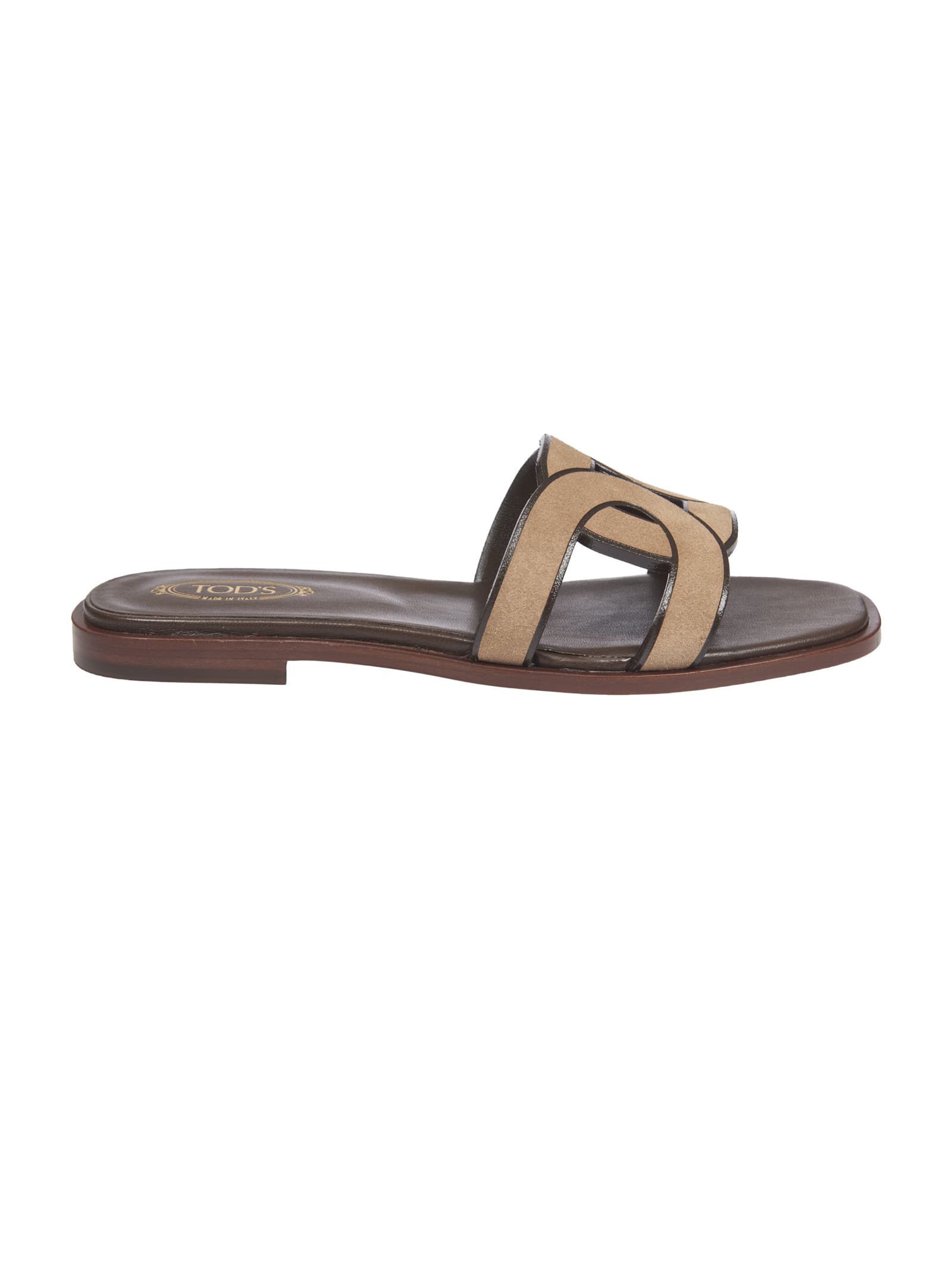 Tod's - Sandals in Raffia, Brown, 38.5 - Shoes