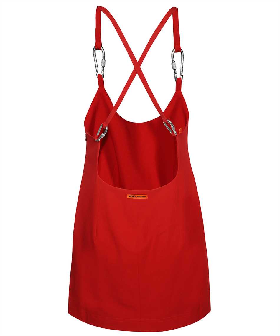 Heron Preston Thin-strap Mini Dress In Red