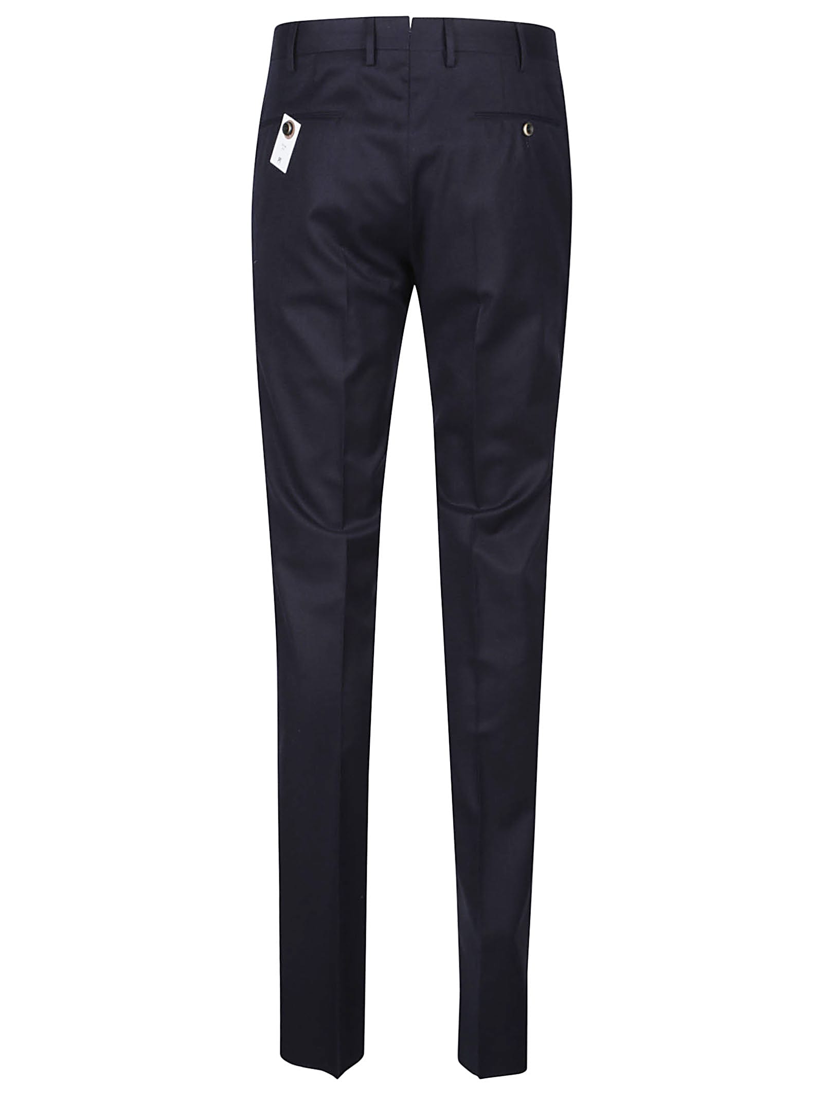 Pt Torino Tailored Stretch-wool Trousers In Black