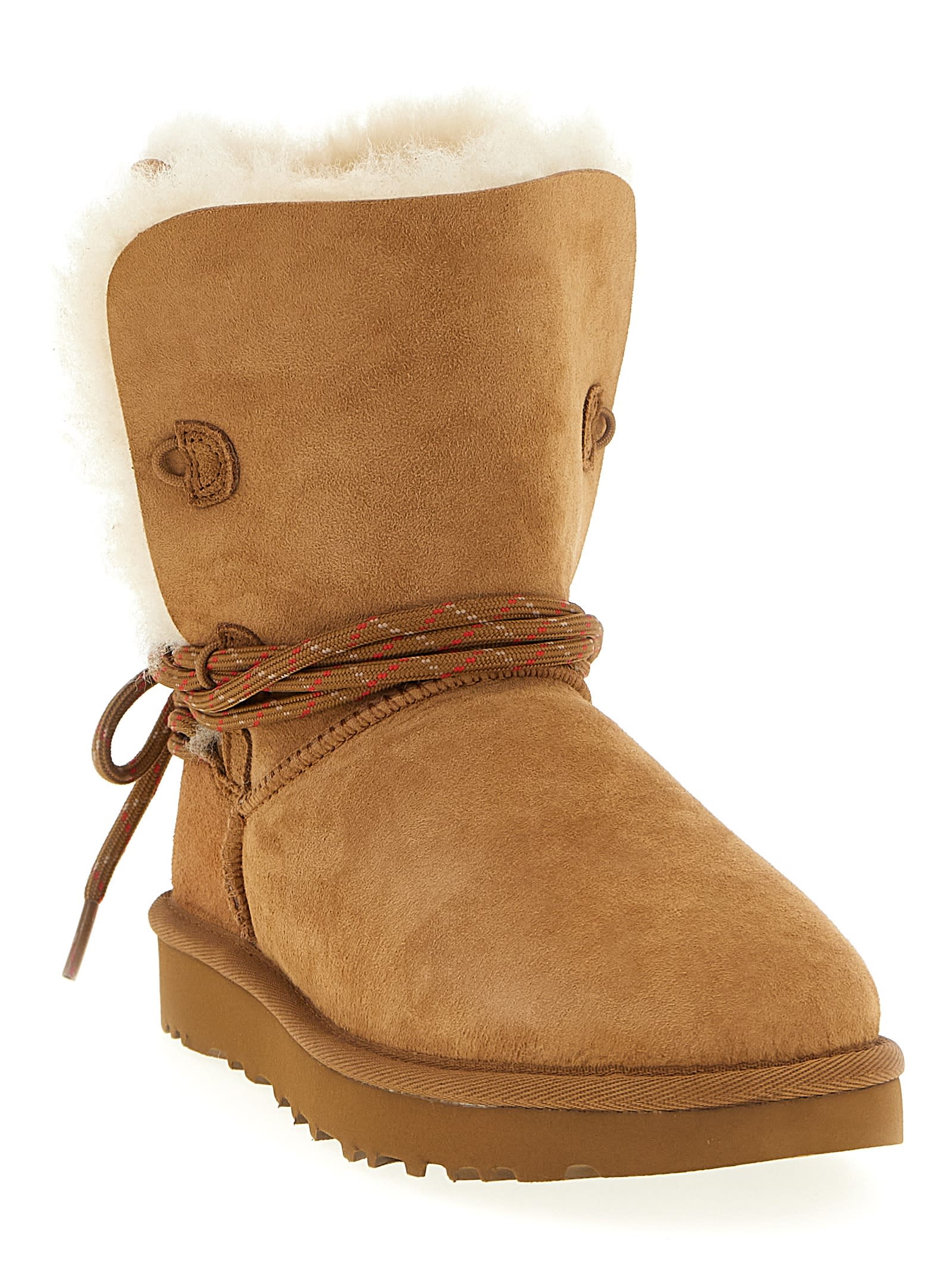 Ugg Bailey Tie Ankle Boot In Brown