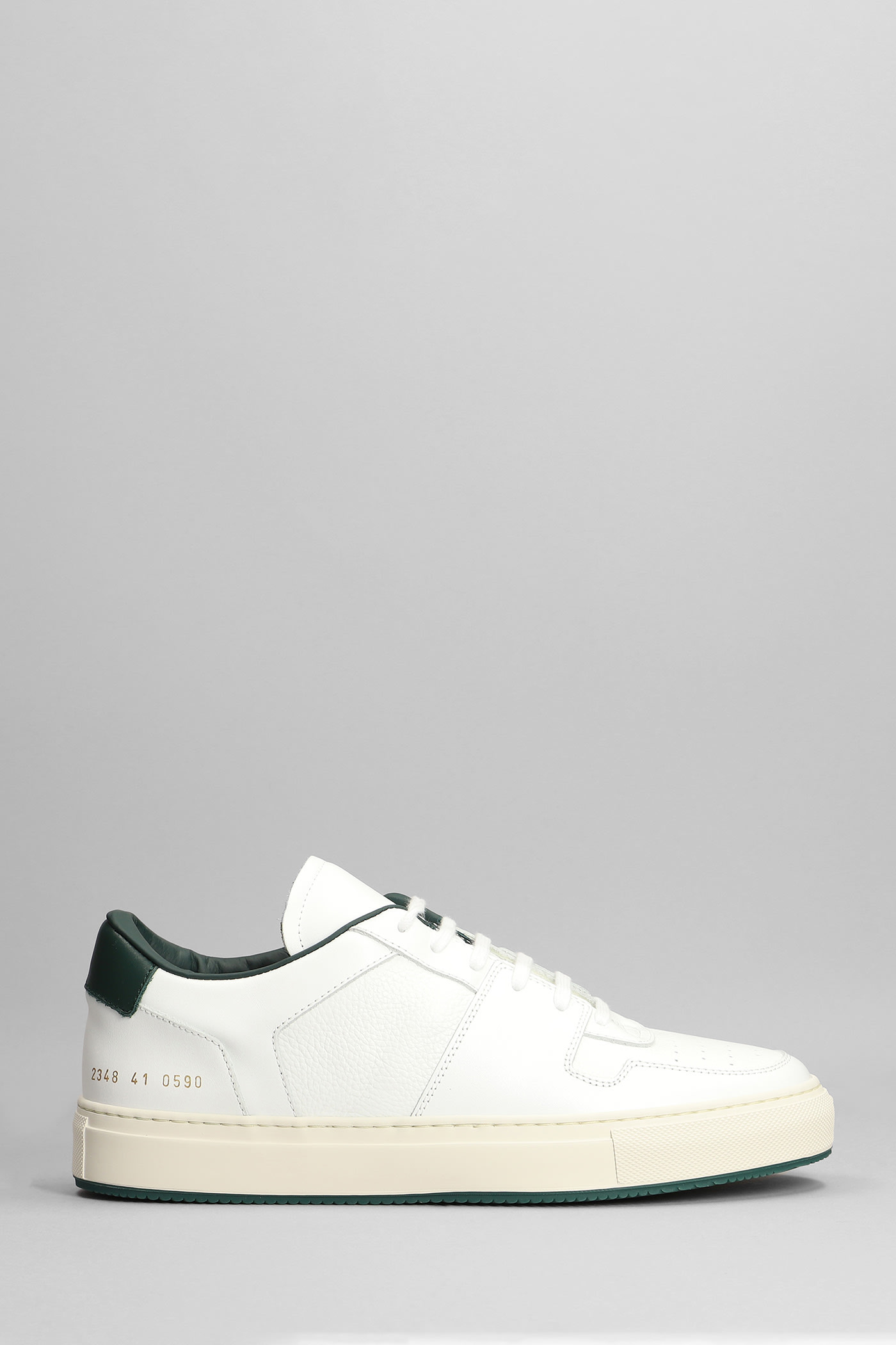 Common Projects Decades Sneakers In White Leather