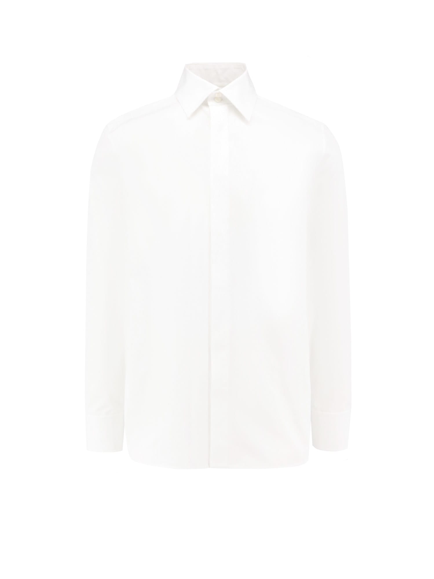 Shop Saint Laurent Shirt In White