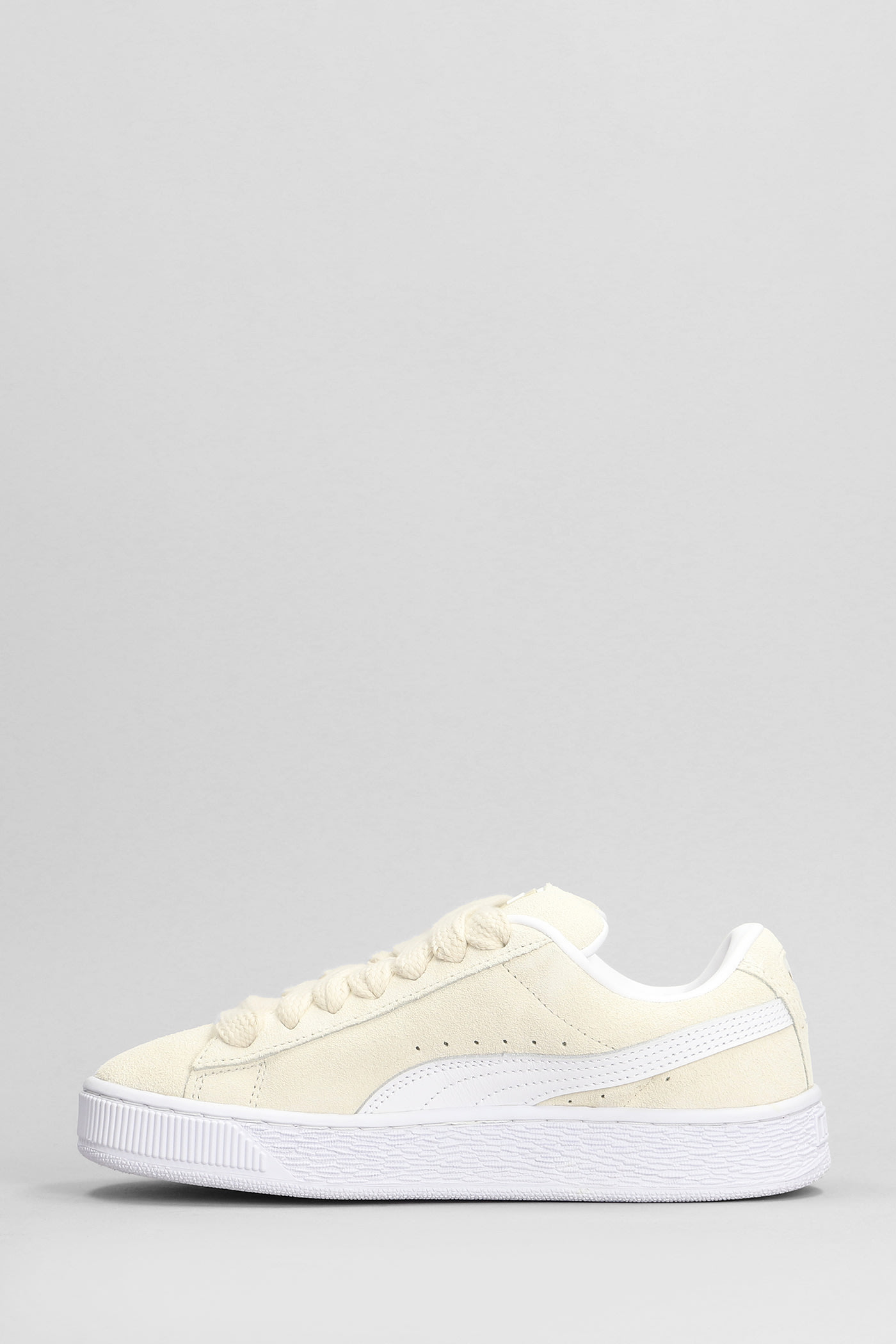 Shop Puma Suede Xl Sneakers In Beige Suede