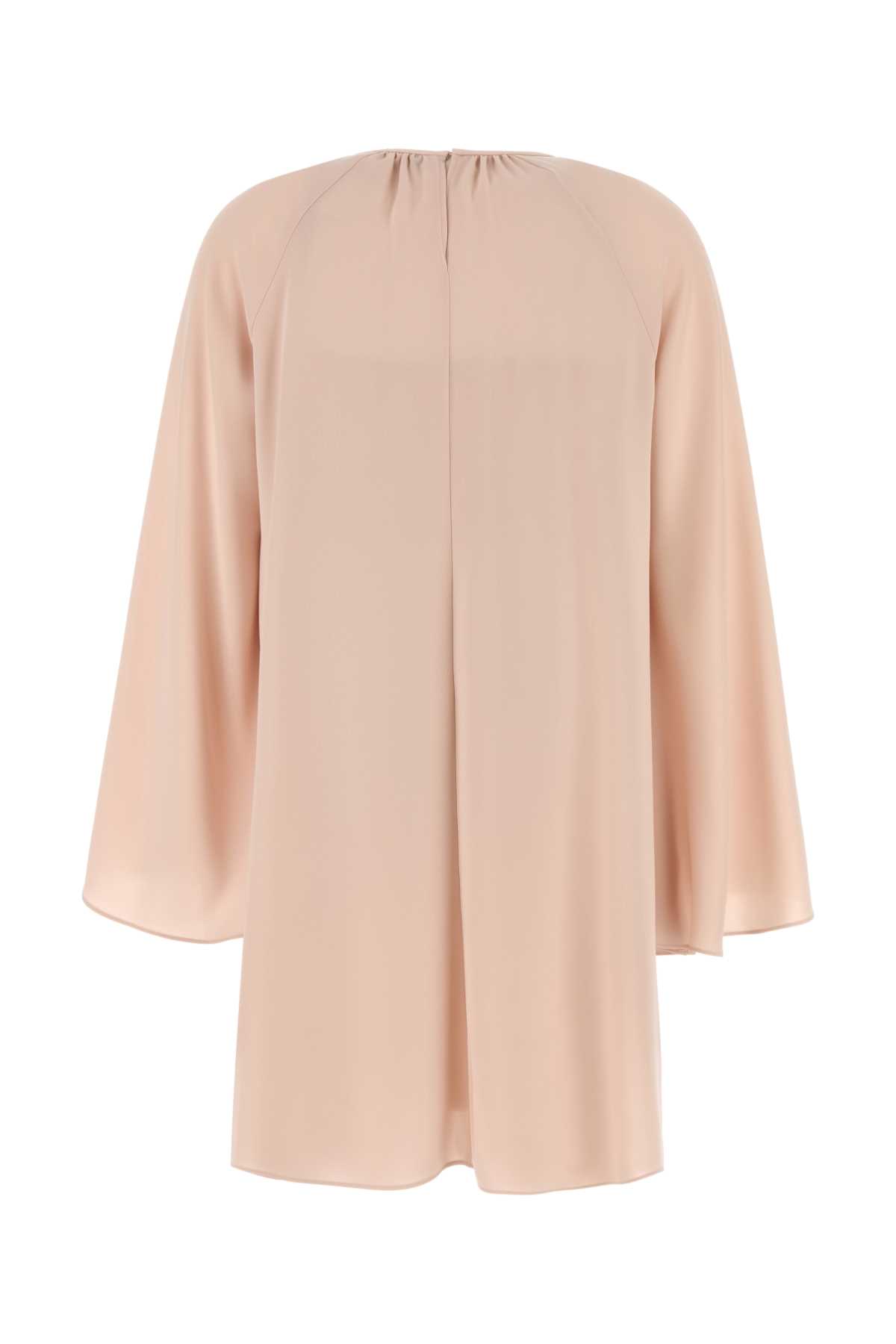 Max Mara Pink Triacetate Blend Madia Dress In Nude