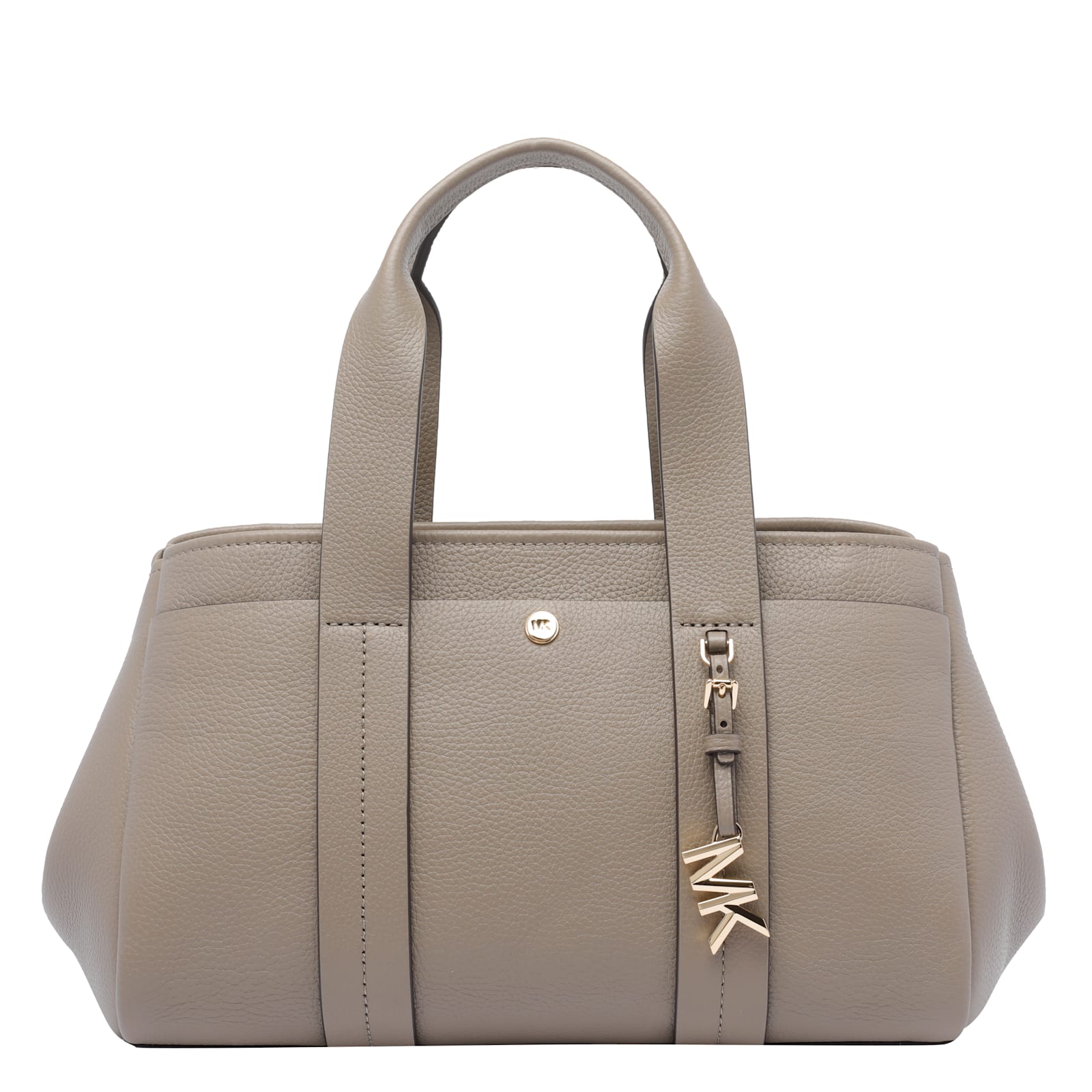 Michael Michael Kors Romee Dove Grey Leather Bag In Gray