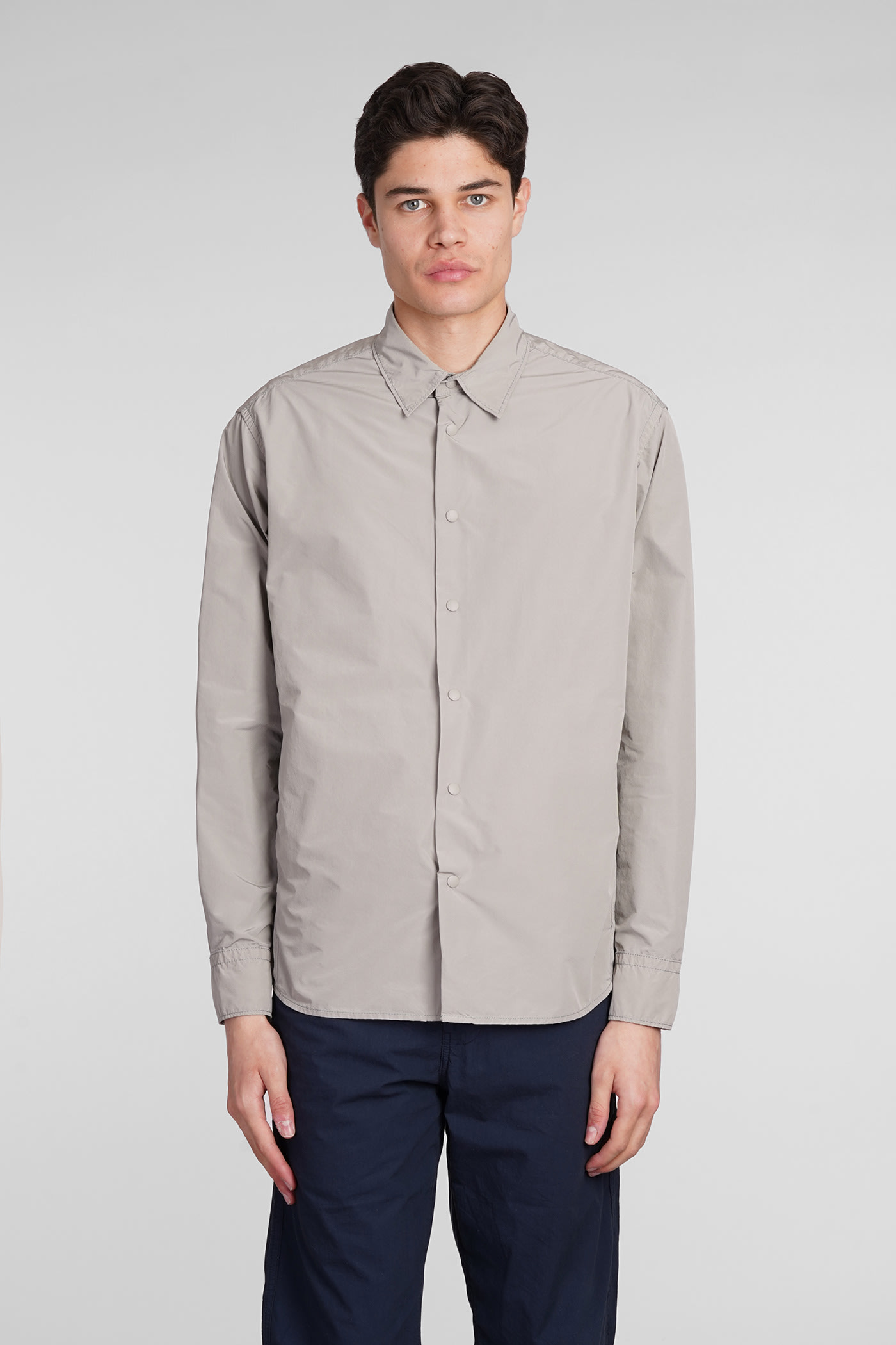 Camicia Cassel Shirt In Grey Polyester