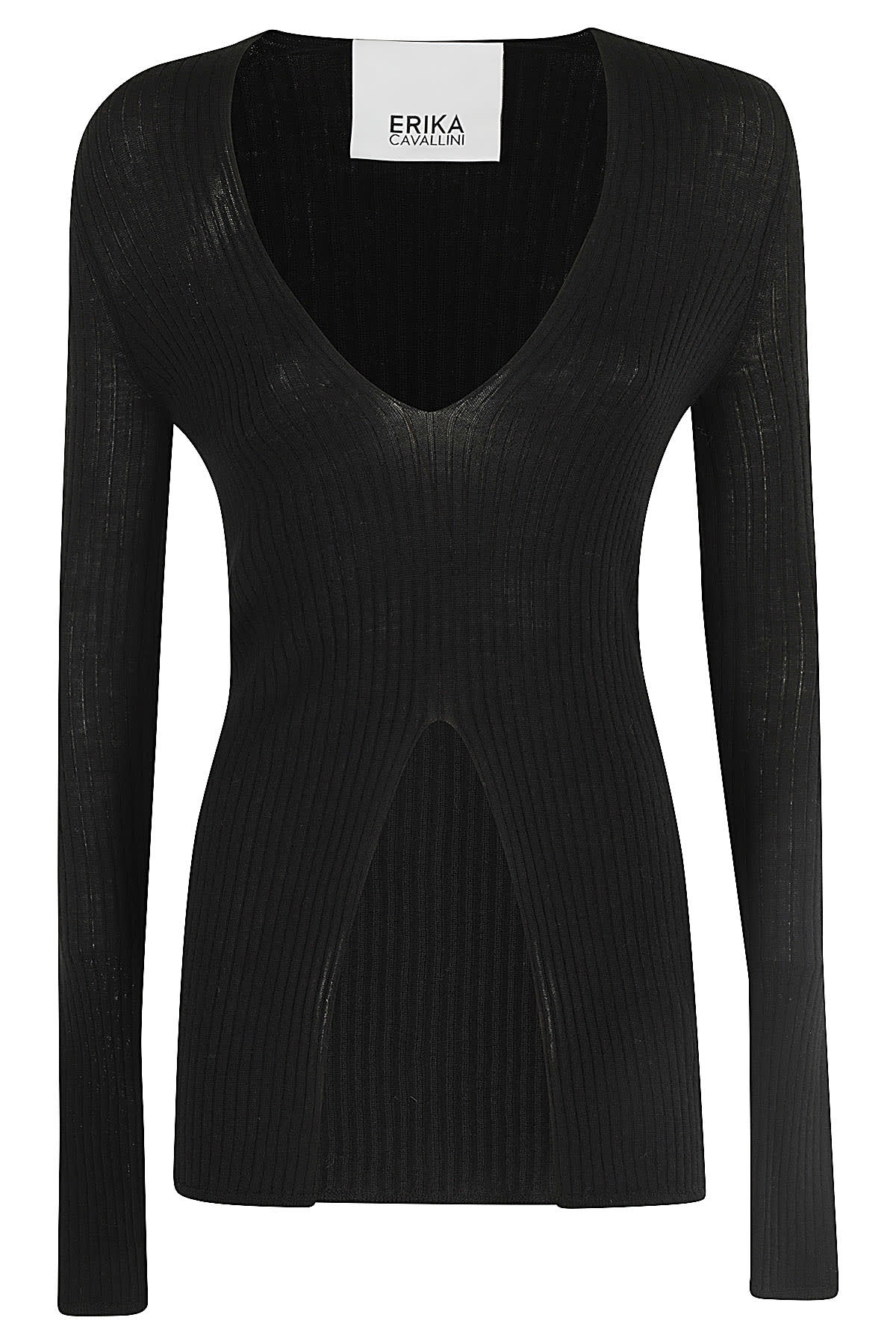 Shop Erika Cavallini Cardigan Ines In Nero