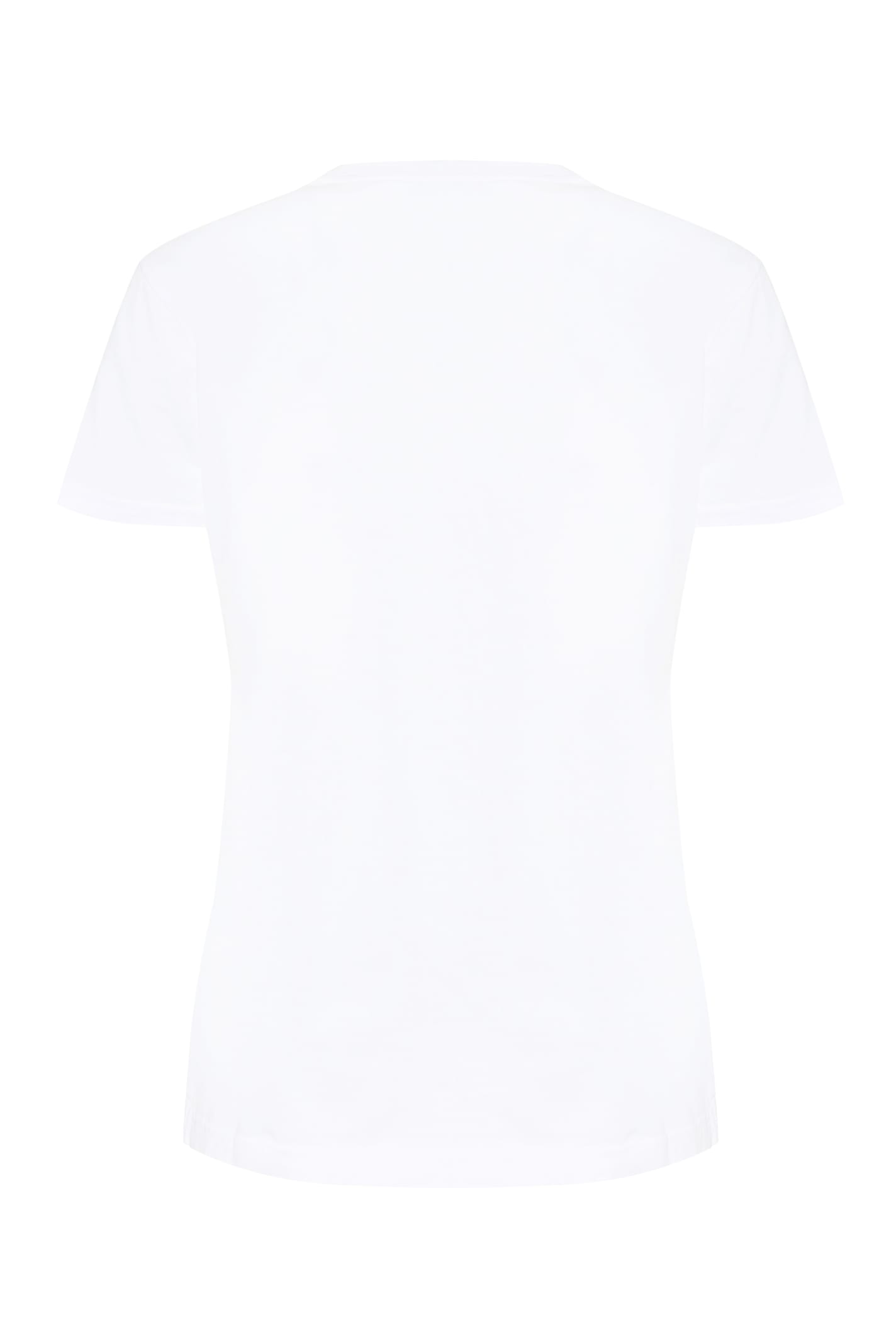 Shop Vivienne Westwood Cotton Crew-neck T-shirt In White