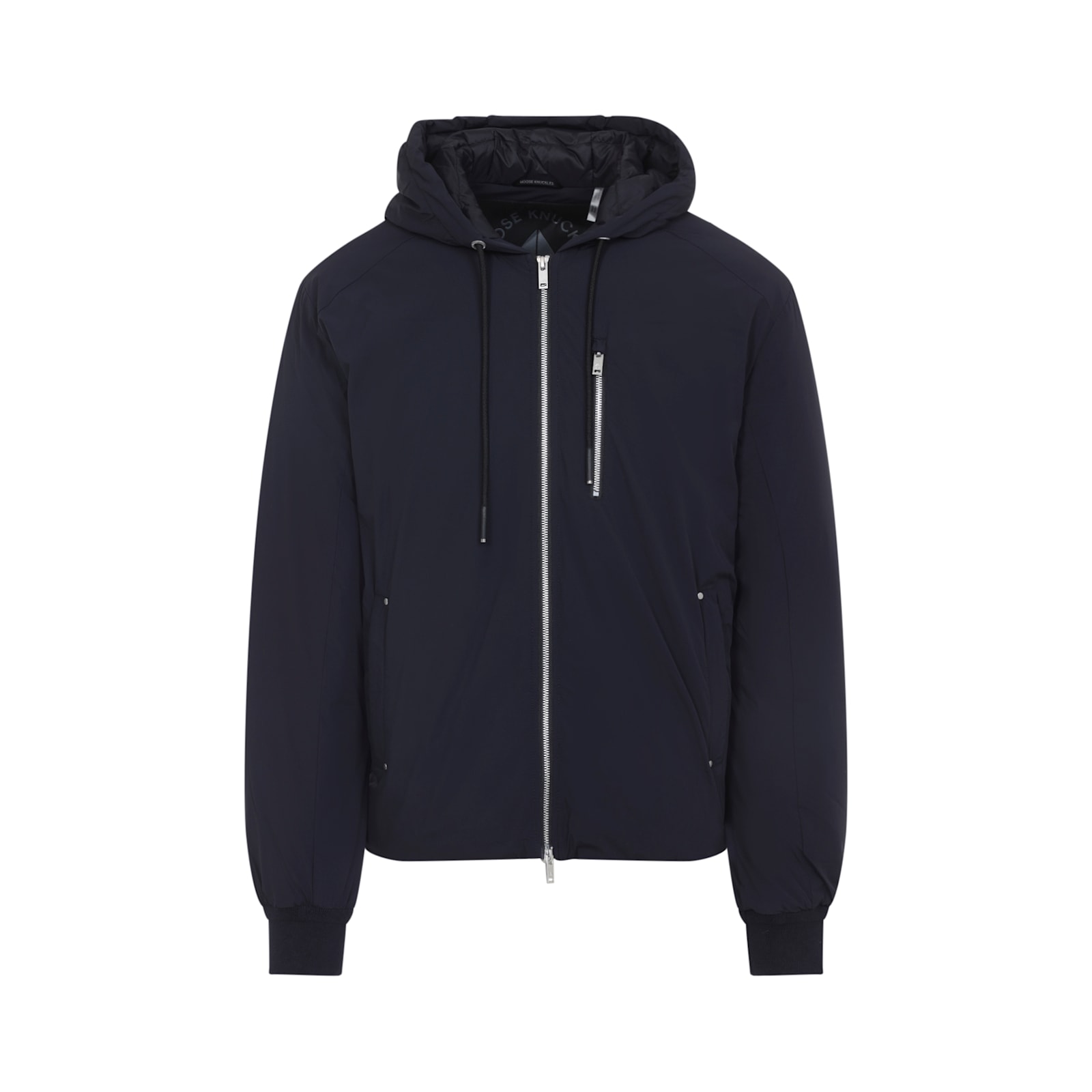 Moose Knuckles Northdale Fzip Jacket In Black