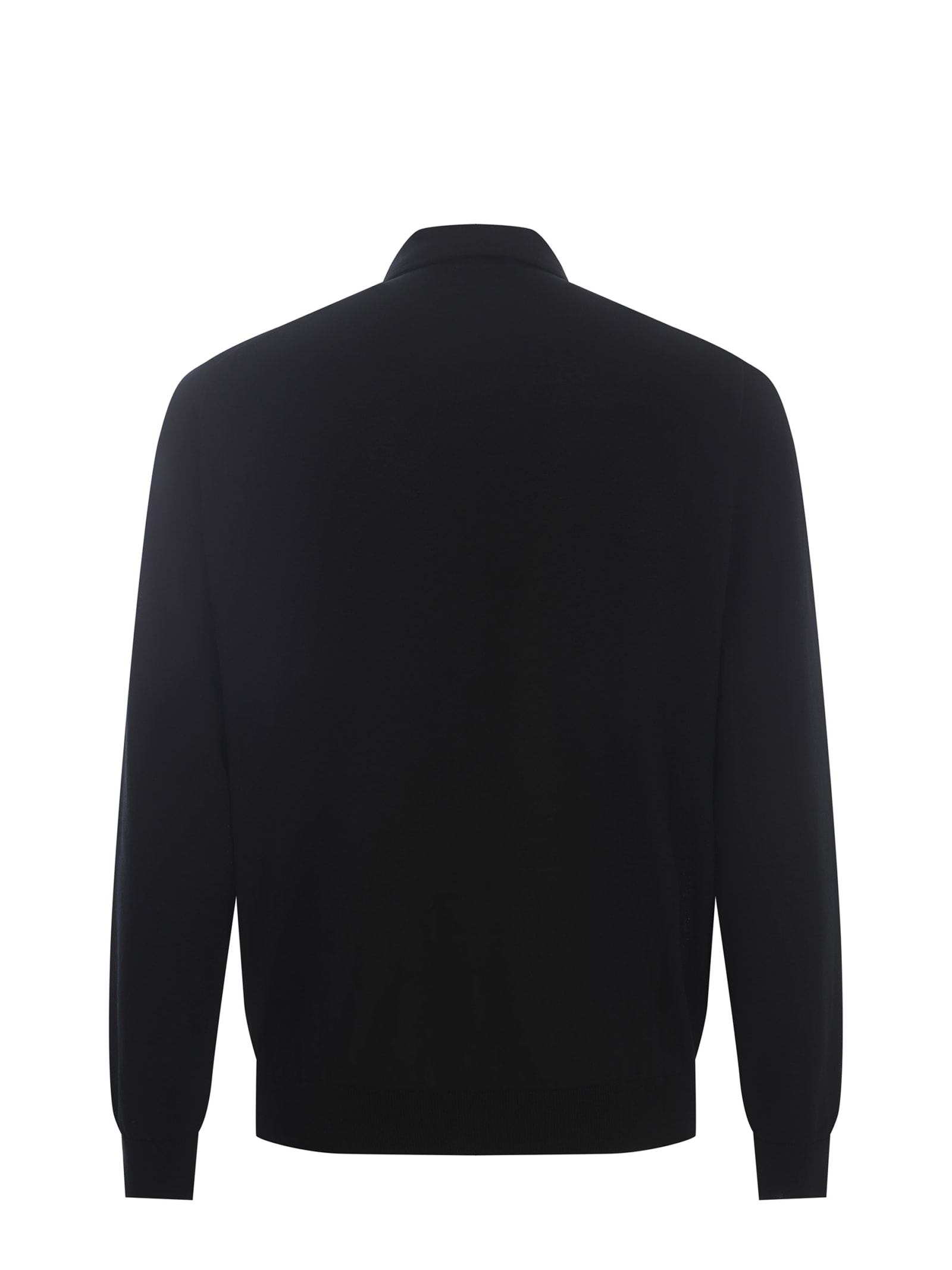 Shop Filippo De Laurentiis Polo Shirt Filippo De Laurentis Made Of Cotton In Black