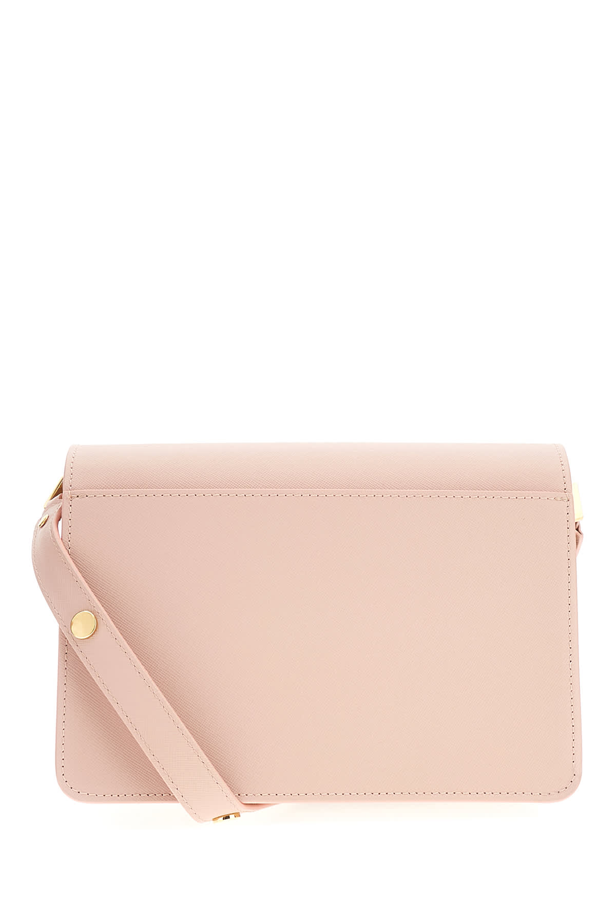 Shop Marni Pink Leather Trunk Crossbody Bag In Z677c