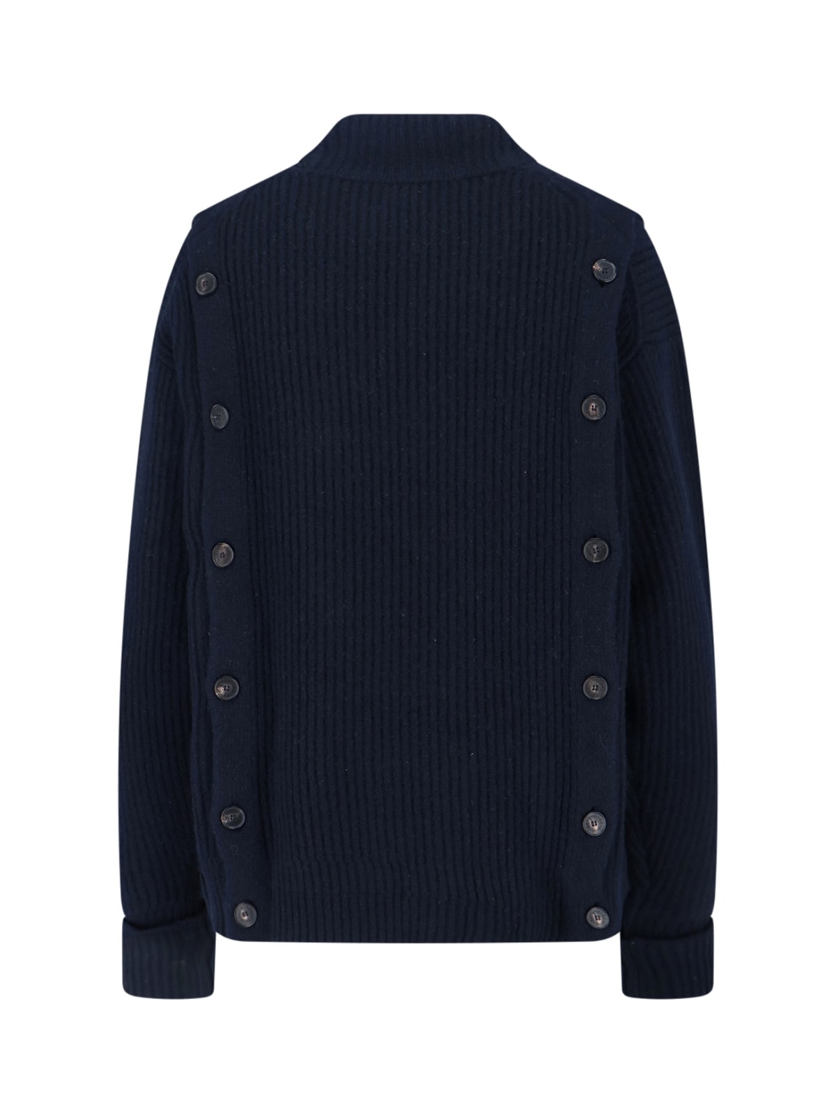 Setchu Wool And Cashmere Blend Sweater In Blue