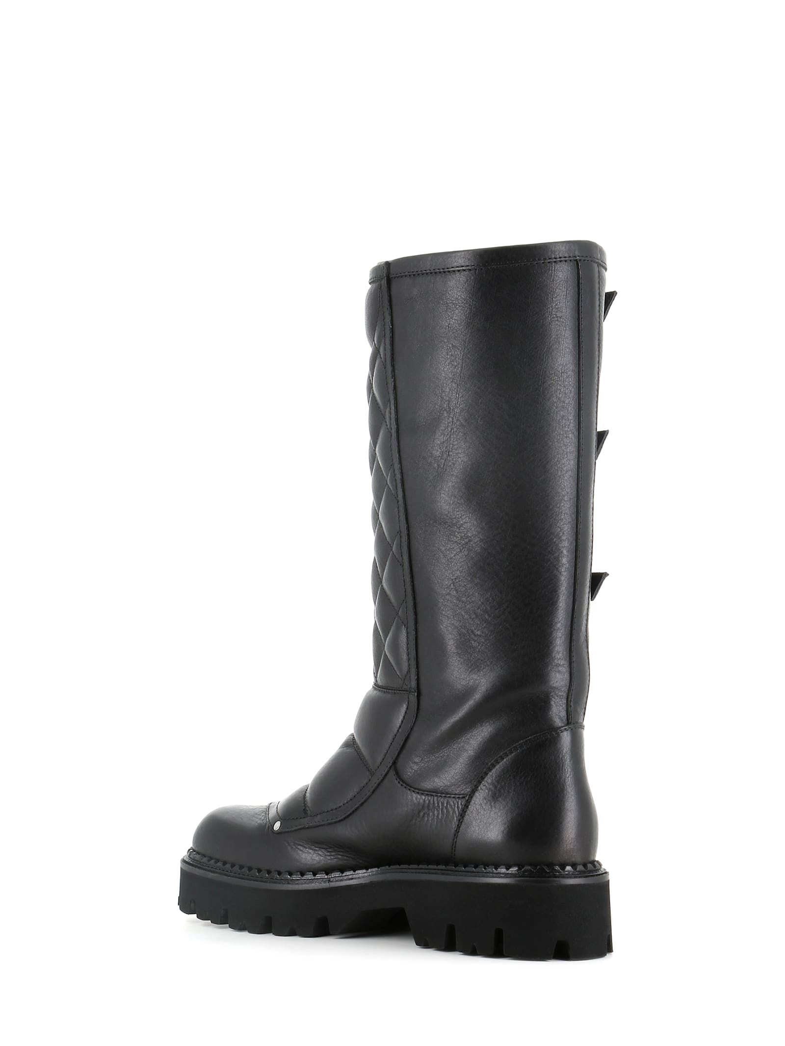 Sartore Biker With Buckles In Black