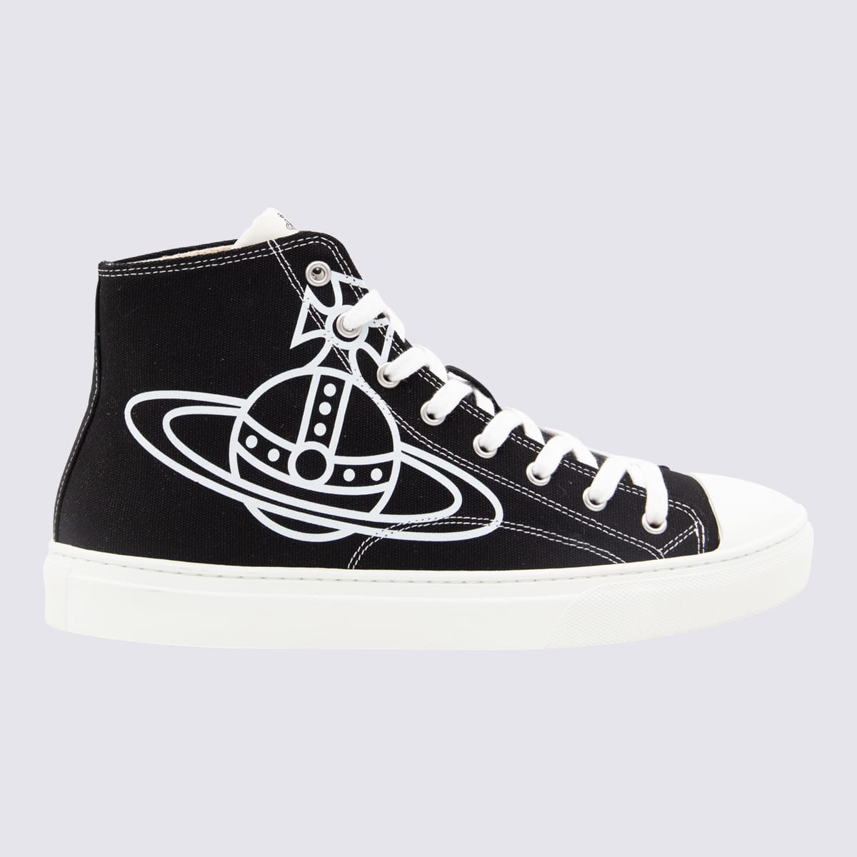 Vivienne Westwood Black Cotton Sneakers