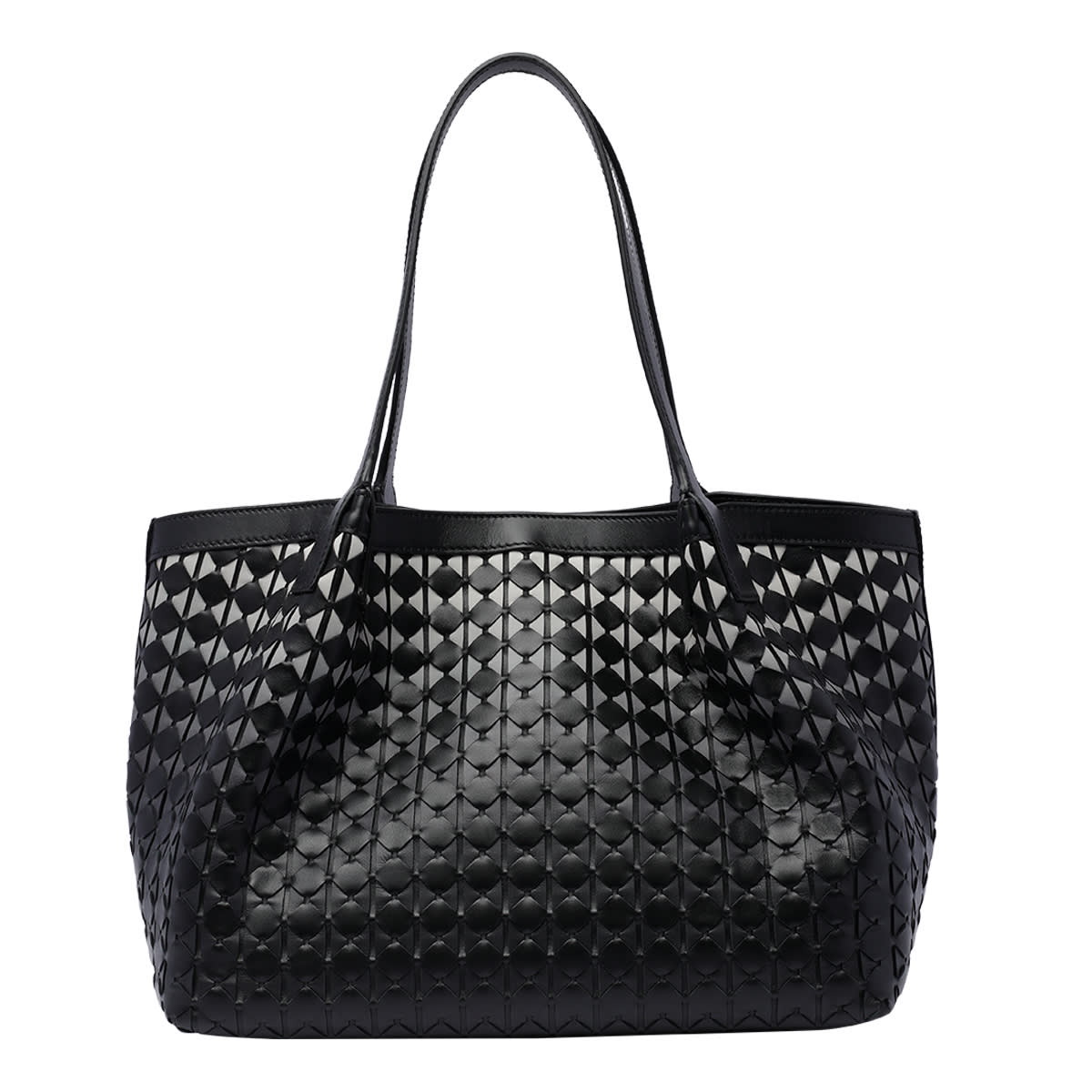 Shop Serapian Small Secret Mosaico Shoulder Bag In Black