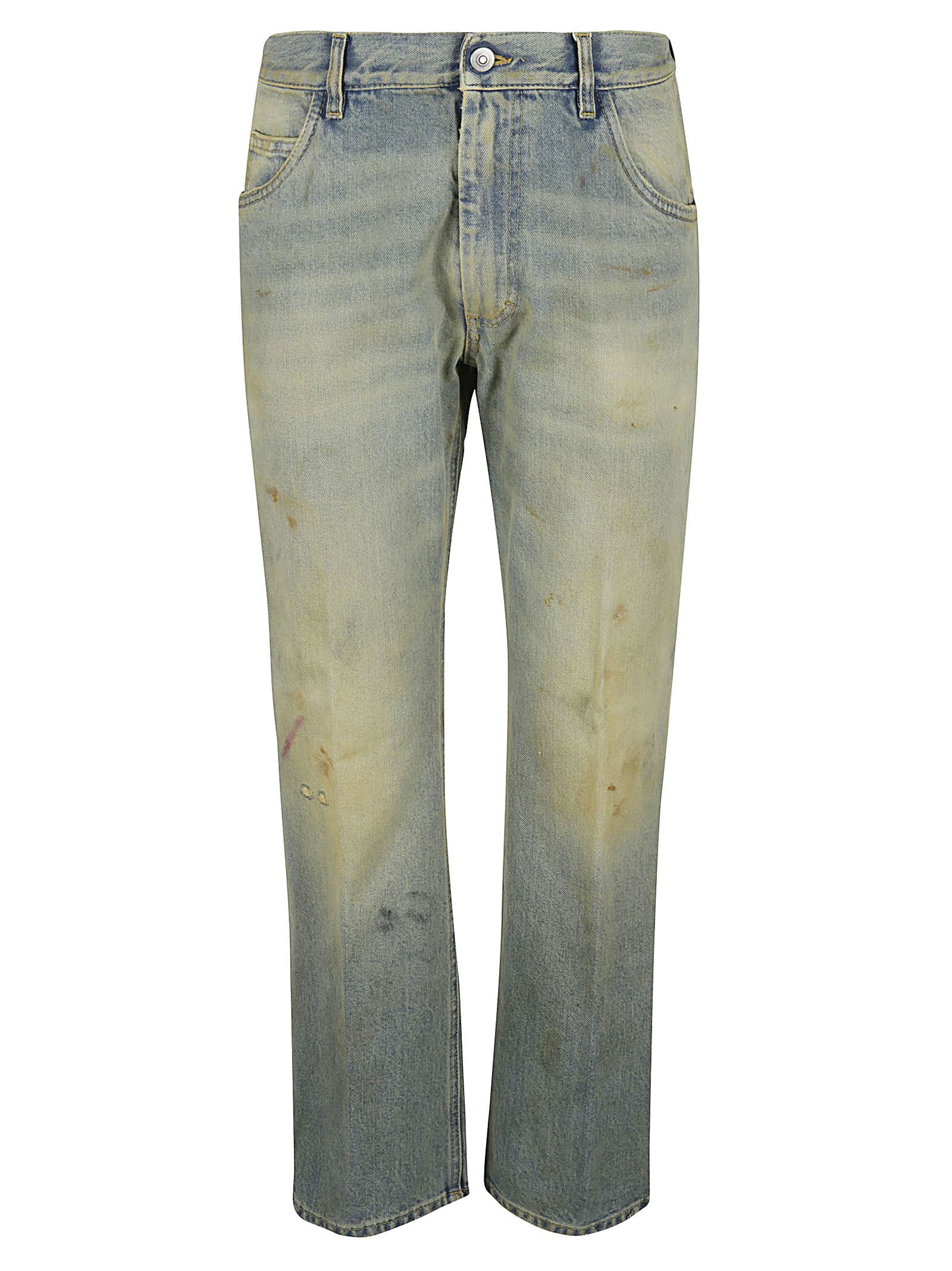 Maison Margiela Dirty Effect 5 Pockets Jeans