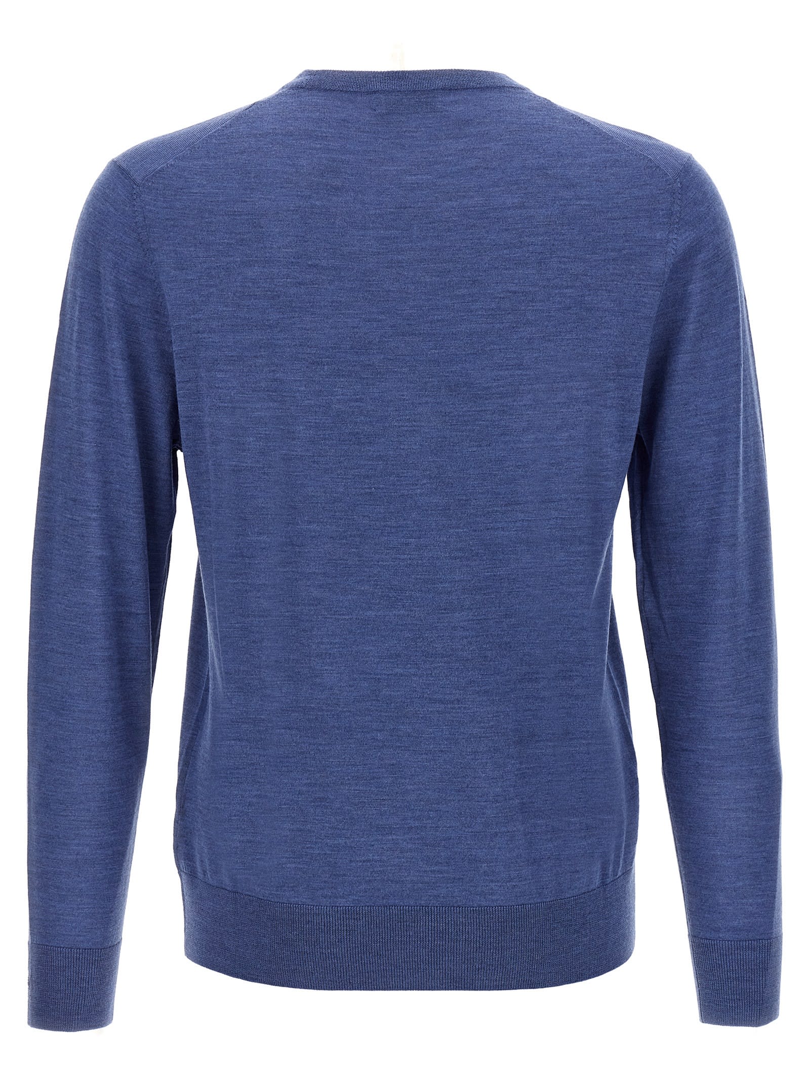 Ballantyne V Neck Sweaters And Cardigans In Blue
