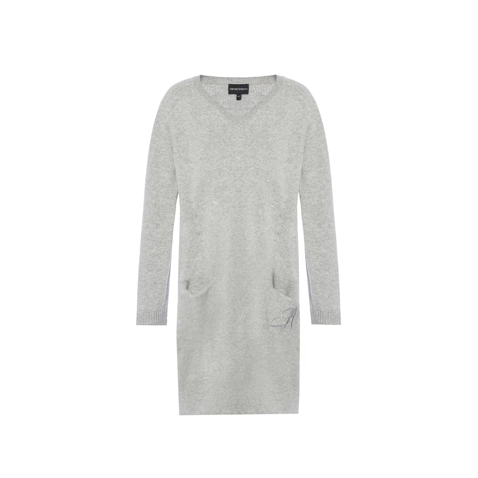 EMPORIO ARMANI KNEE-LENGTH KNITTED DRESS