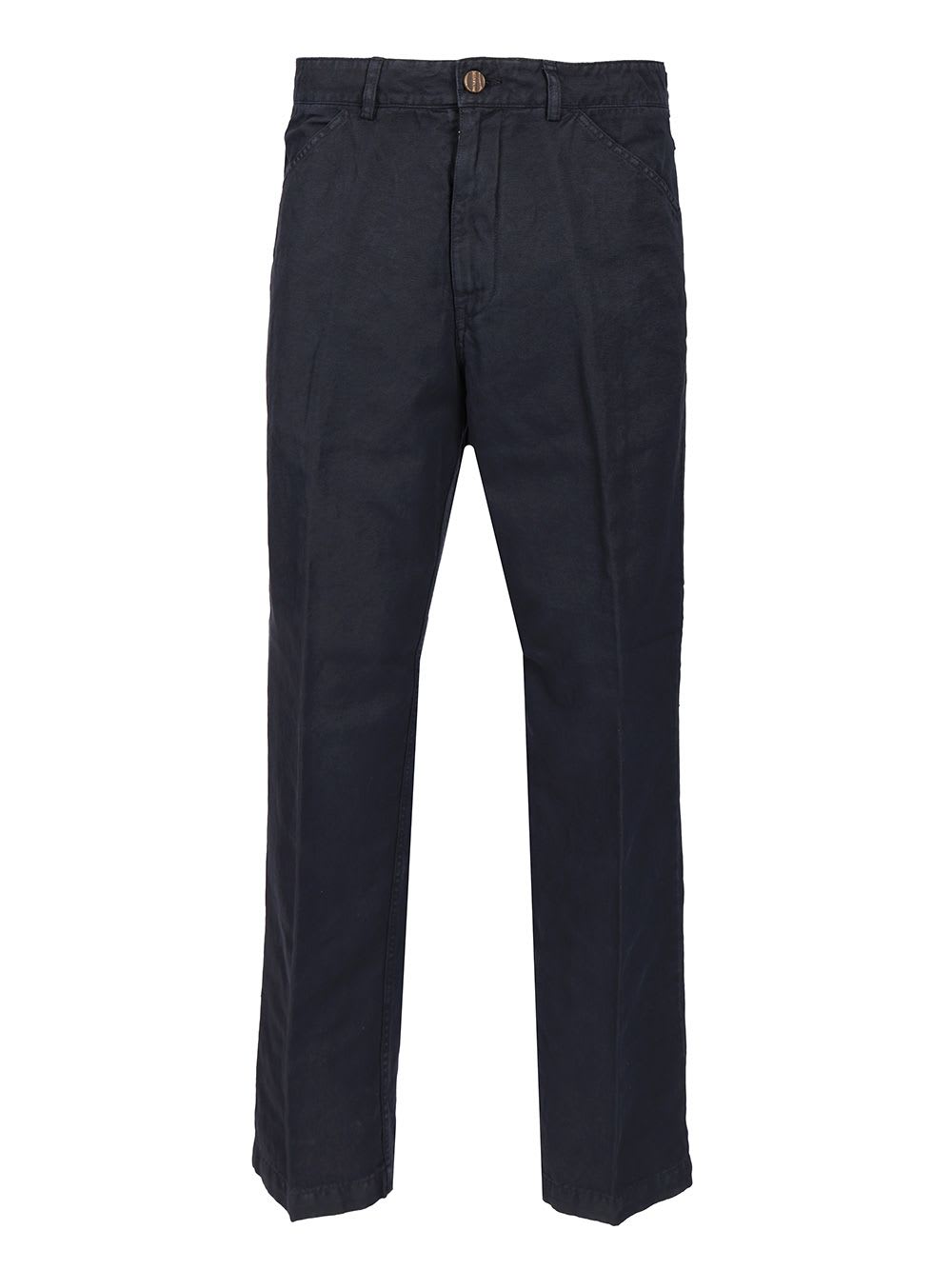 Cotton And Linen Blend Trousers