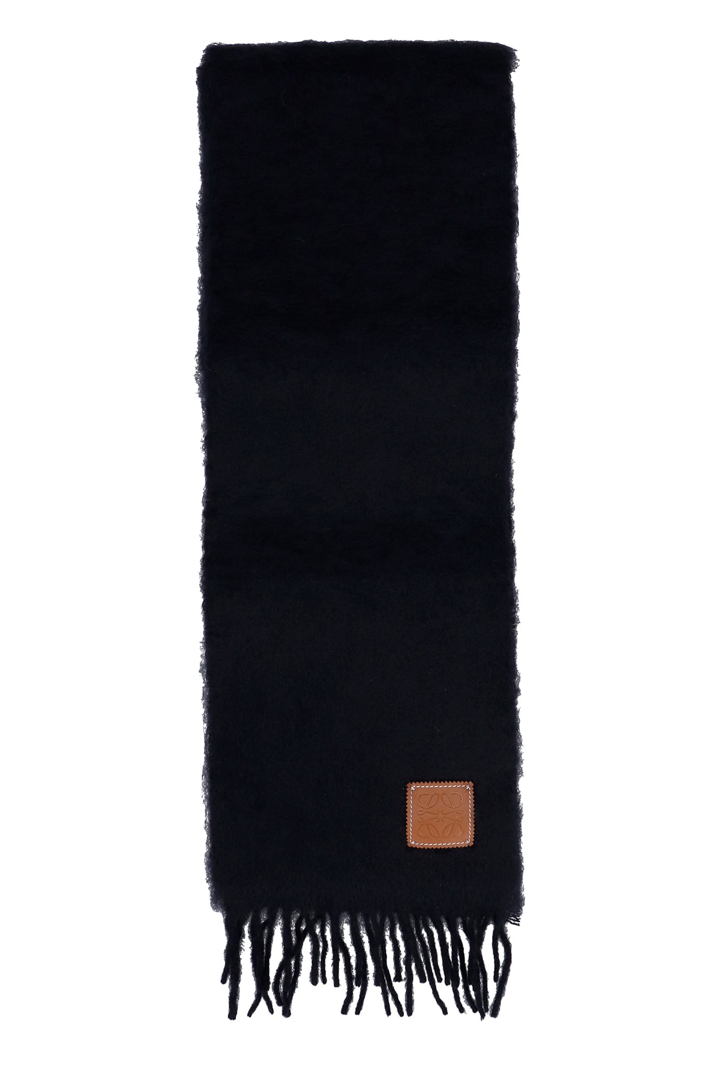 Loewe Scarve In Black Wool