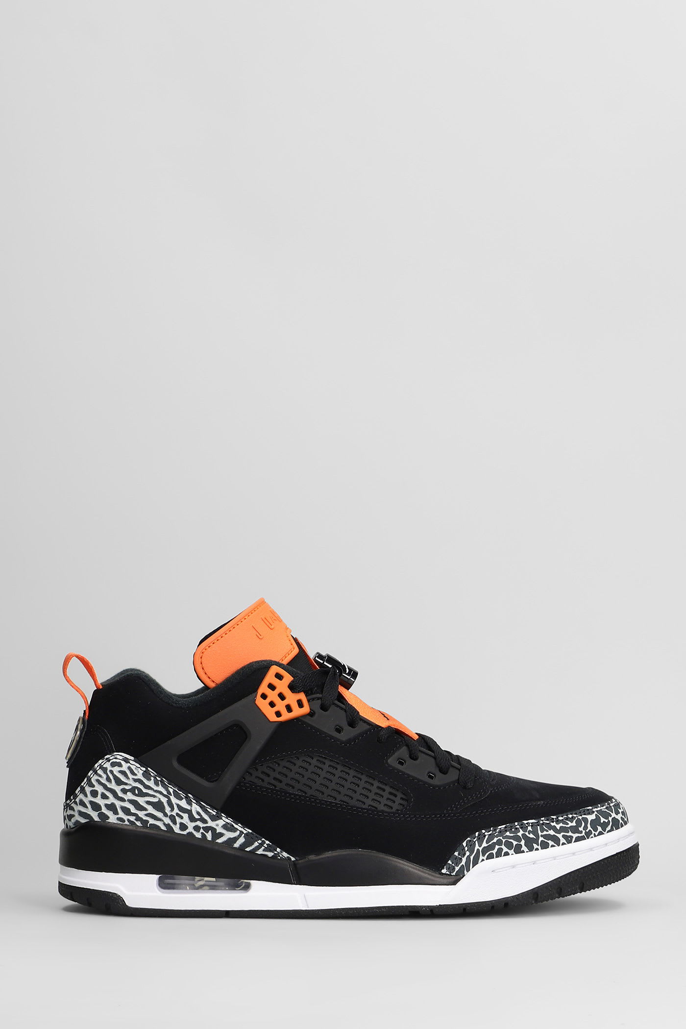 Nike Jordan Spizike Low Sneakers In Black Suede And Fabric In Black