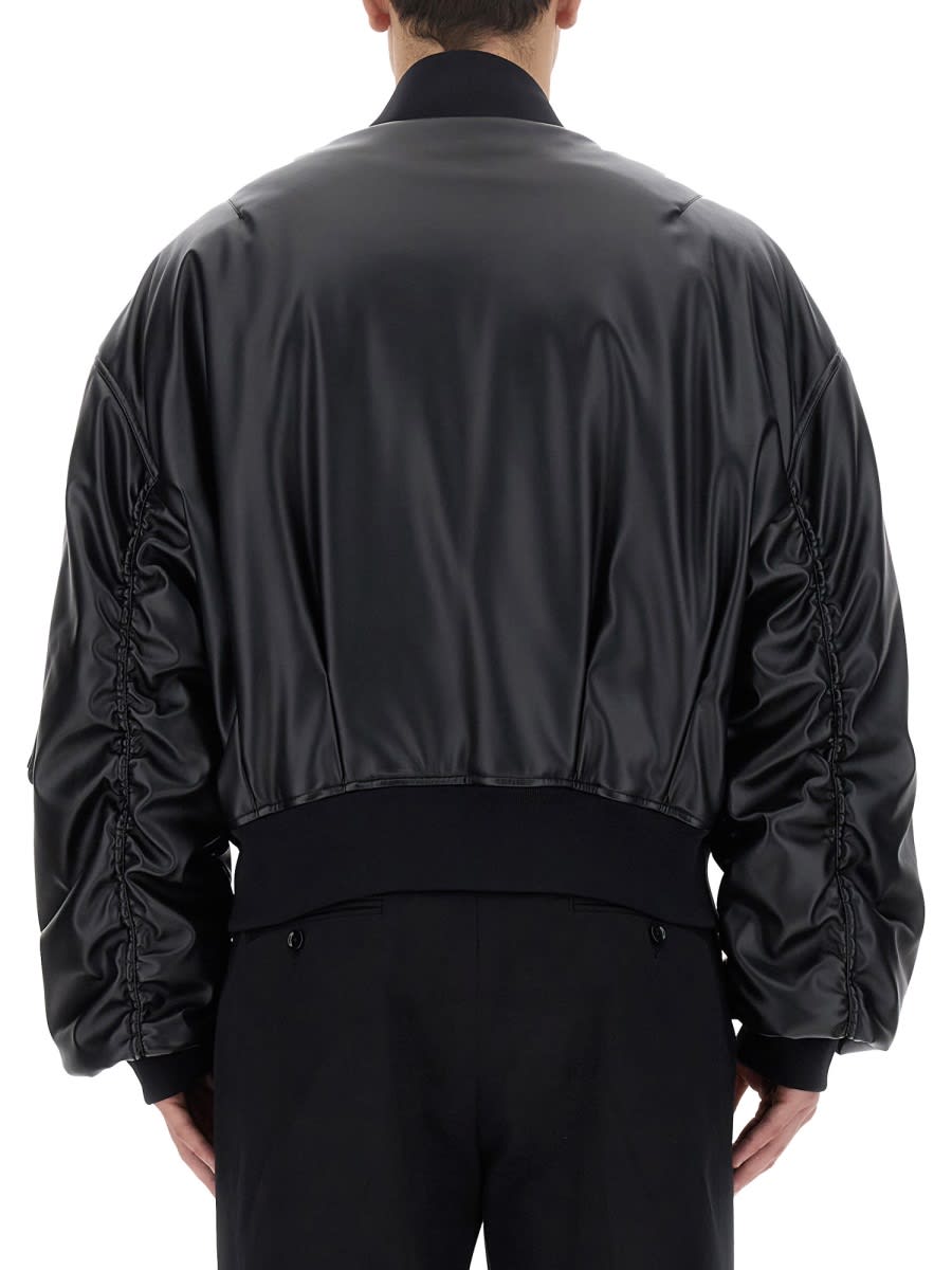 Shop Dolce & Gabbana Jacket With Logo Plaque In Black