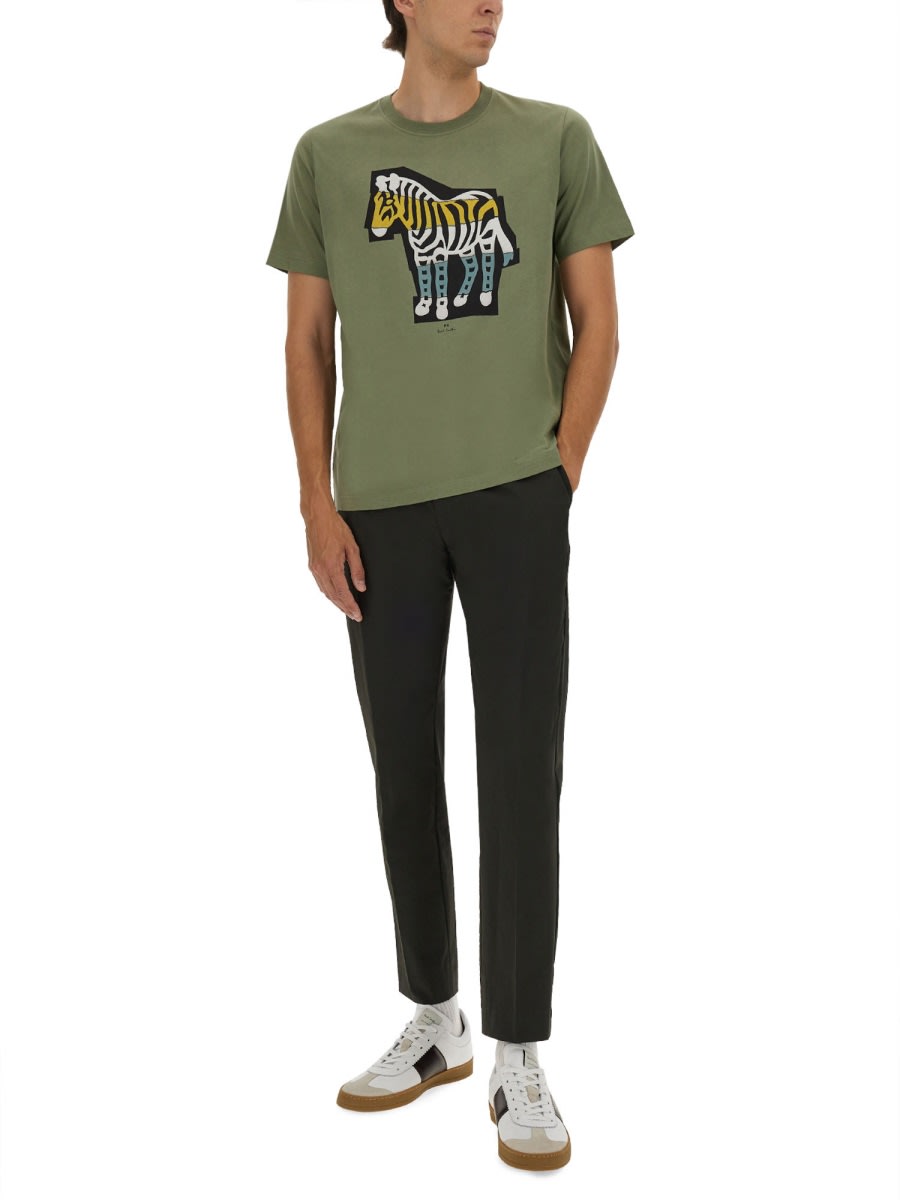 Ps By Paul Smith Ps Paul Smith Regular Fit T-shirt In Green