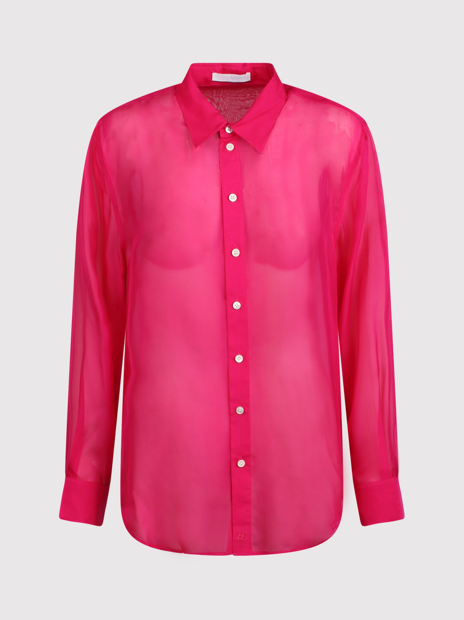 Shop Helmut Lang Silk Shirt