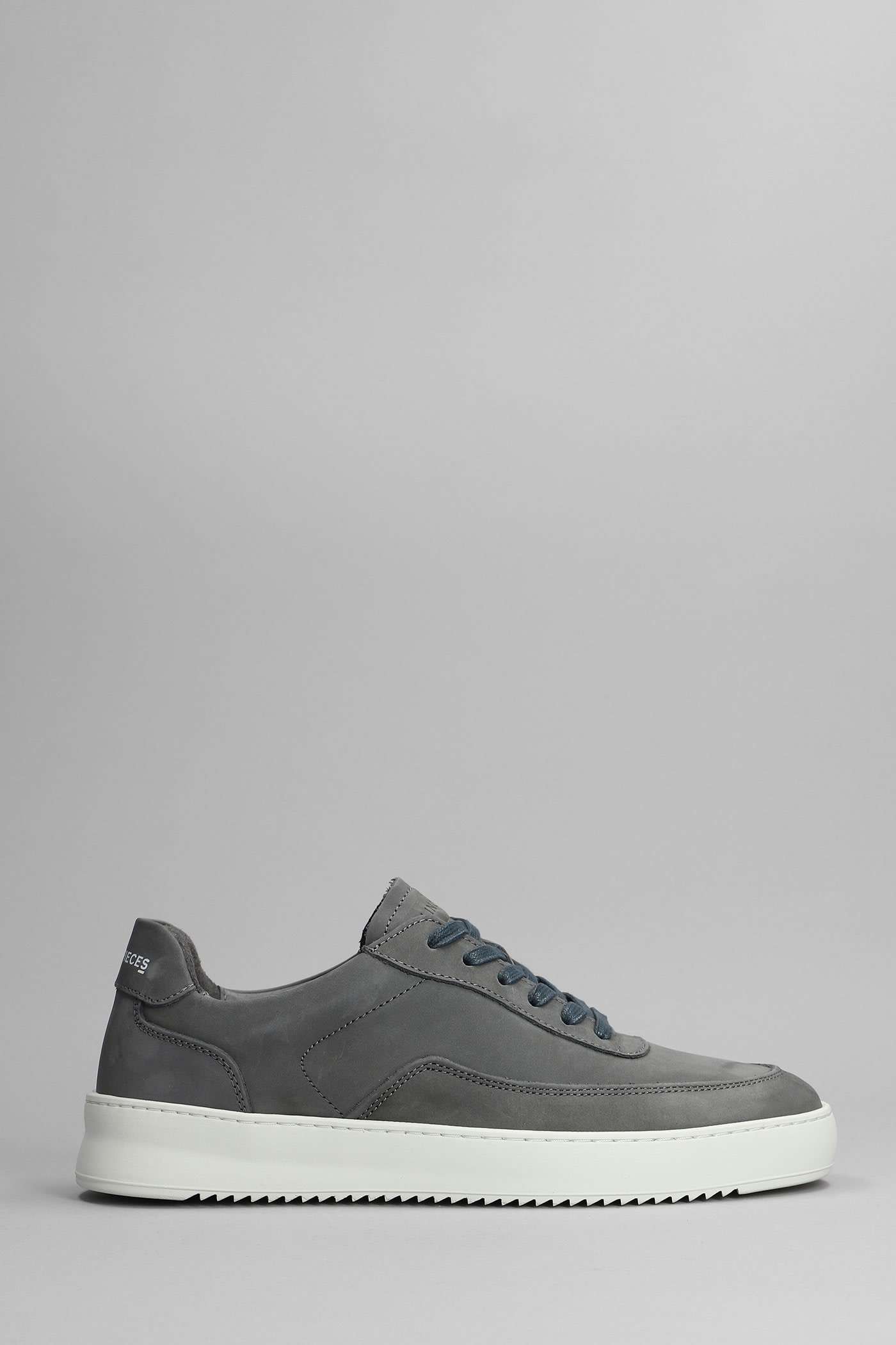 Filling Pieces Mondo 2.0 Ripple Sneakers In Grey Nubuck