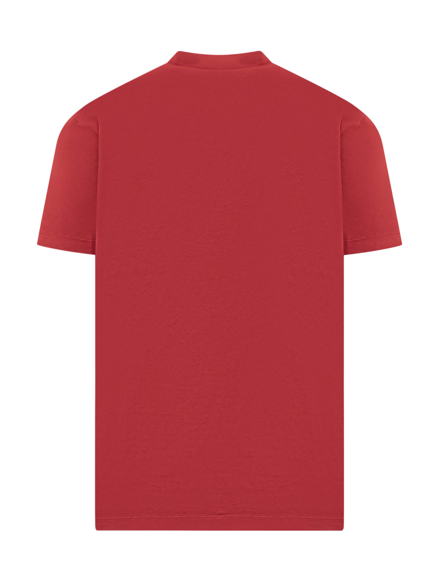 Shop Dsquared2 T-shirt With Logo In Ruby