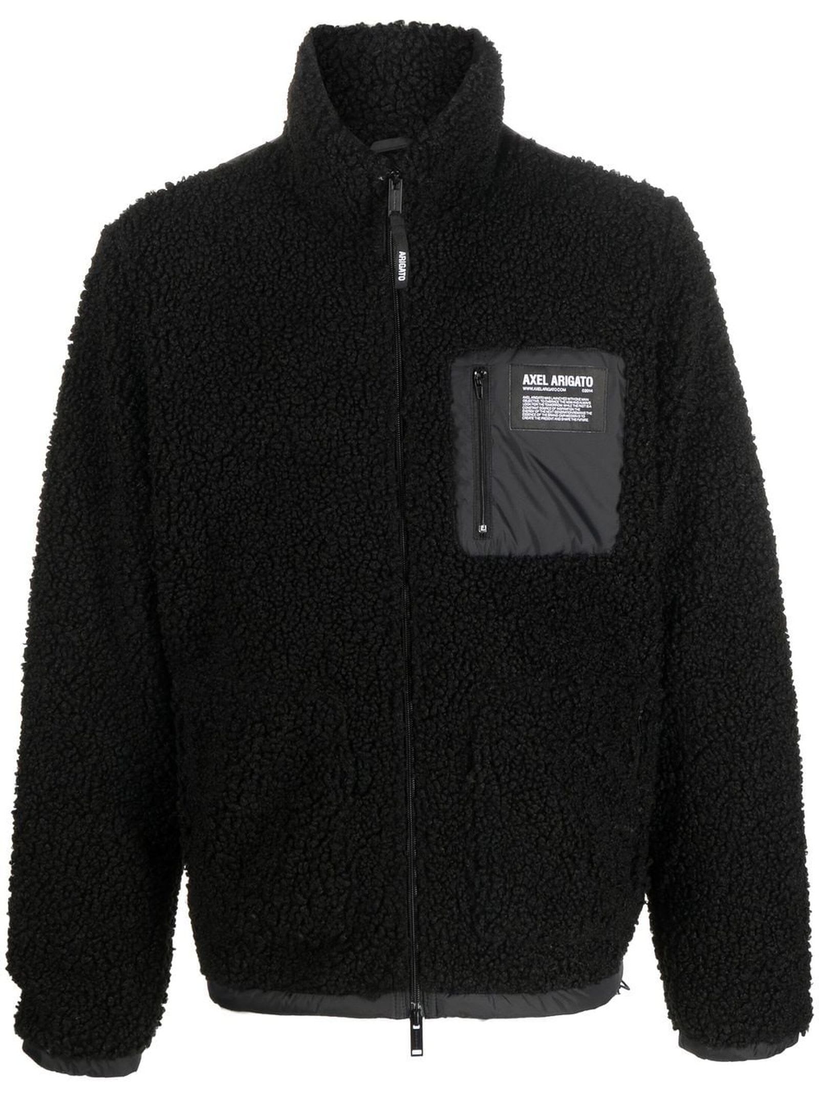 Axel Arigato Billie Fleece Jacket In Soft Teddy Fabric