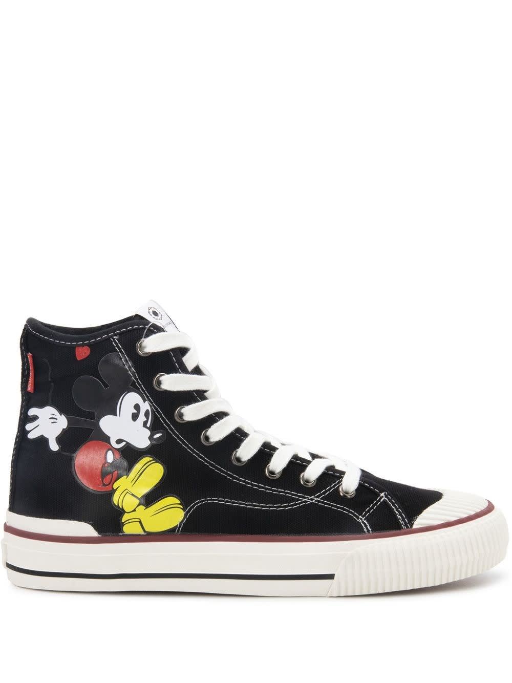 MOA MASTER OF ARTS MICKEY MOUSE SNEAKERS,MD636BLACK
