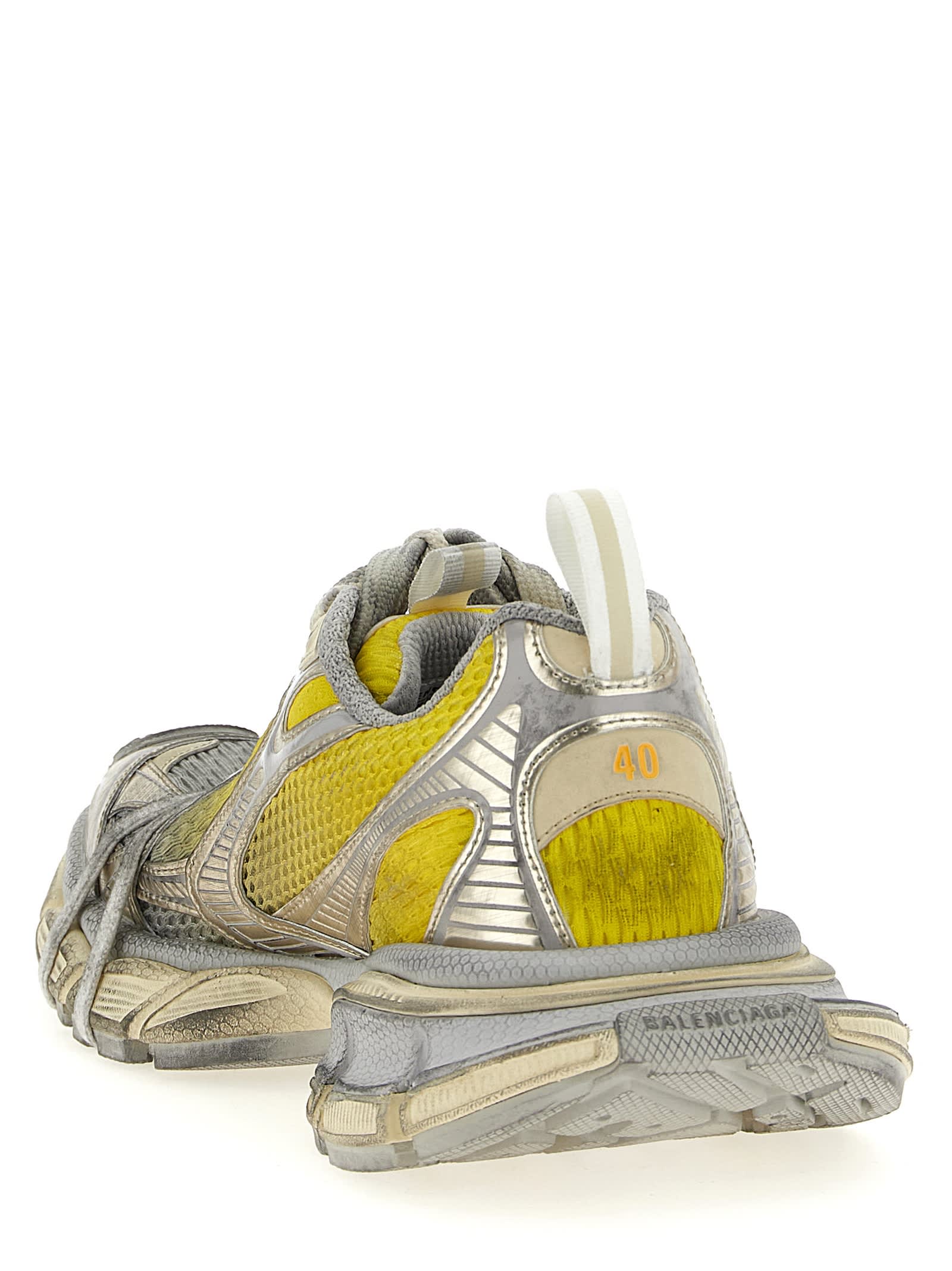 Balenciaga 3xl Panelled Lace-up Sneakers In Multi