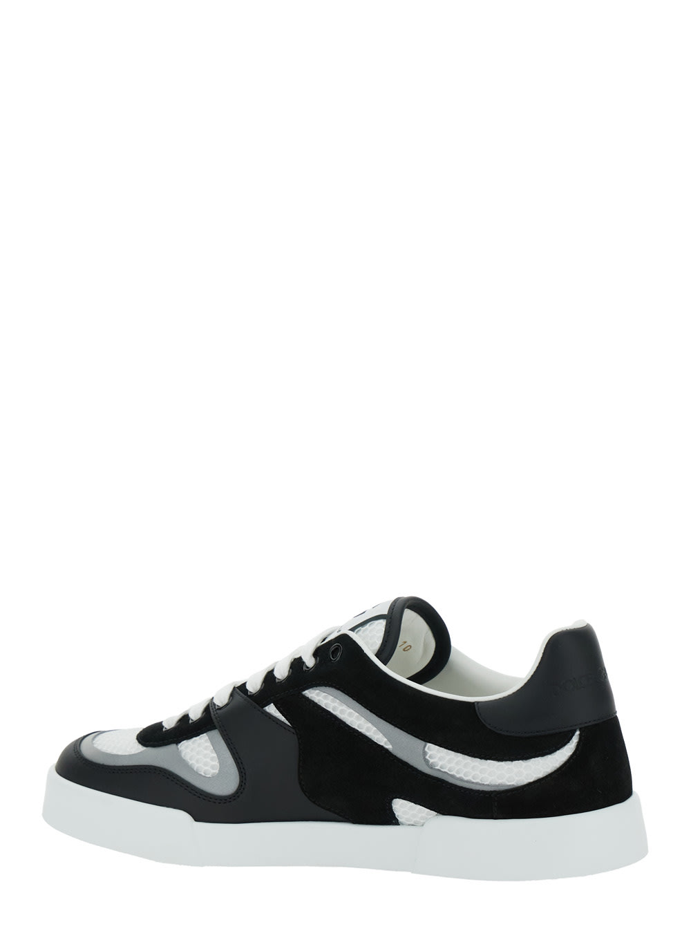 Dolce & Gabbana Round Head Low-cut Sneakers In White