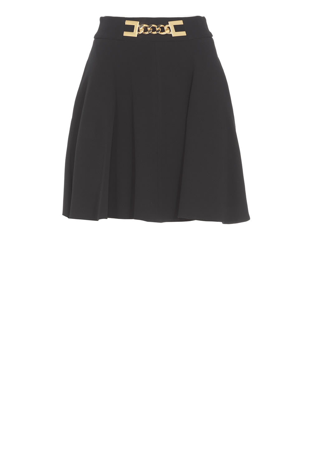 Elisabetta Franchi Logo Charm Mini Skirt